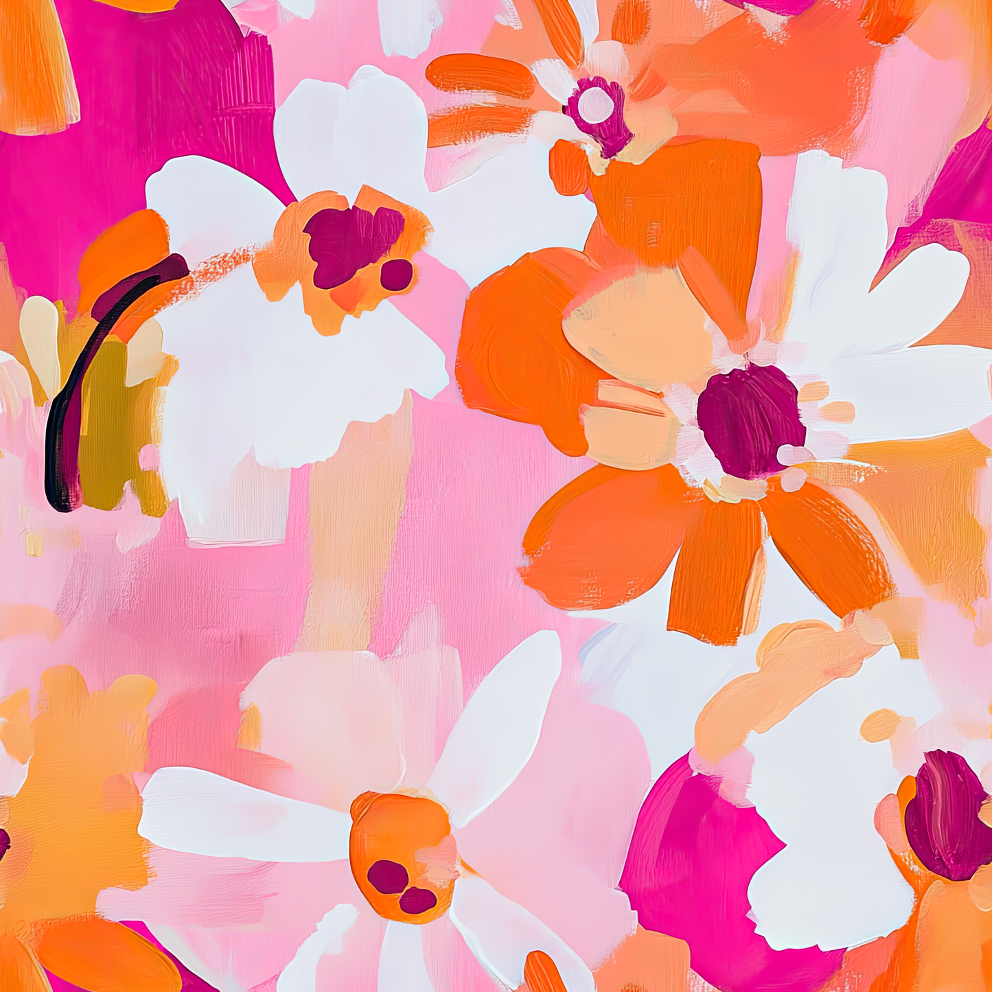HOT PINK AND ORANGE PAINT VINYL - MULTIPLE VARIATIONS