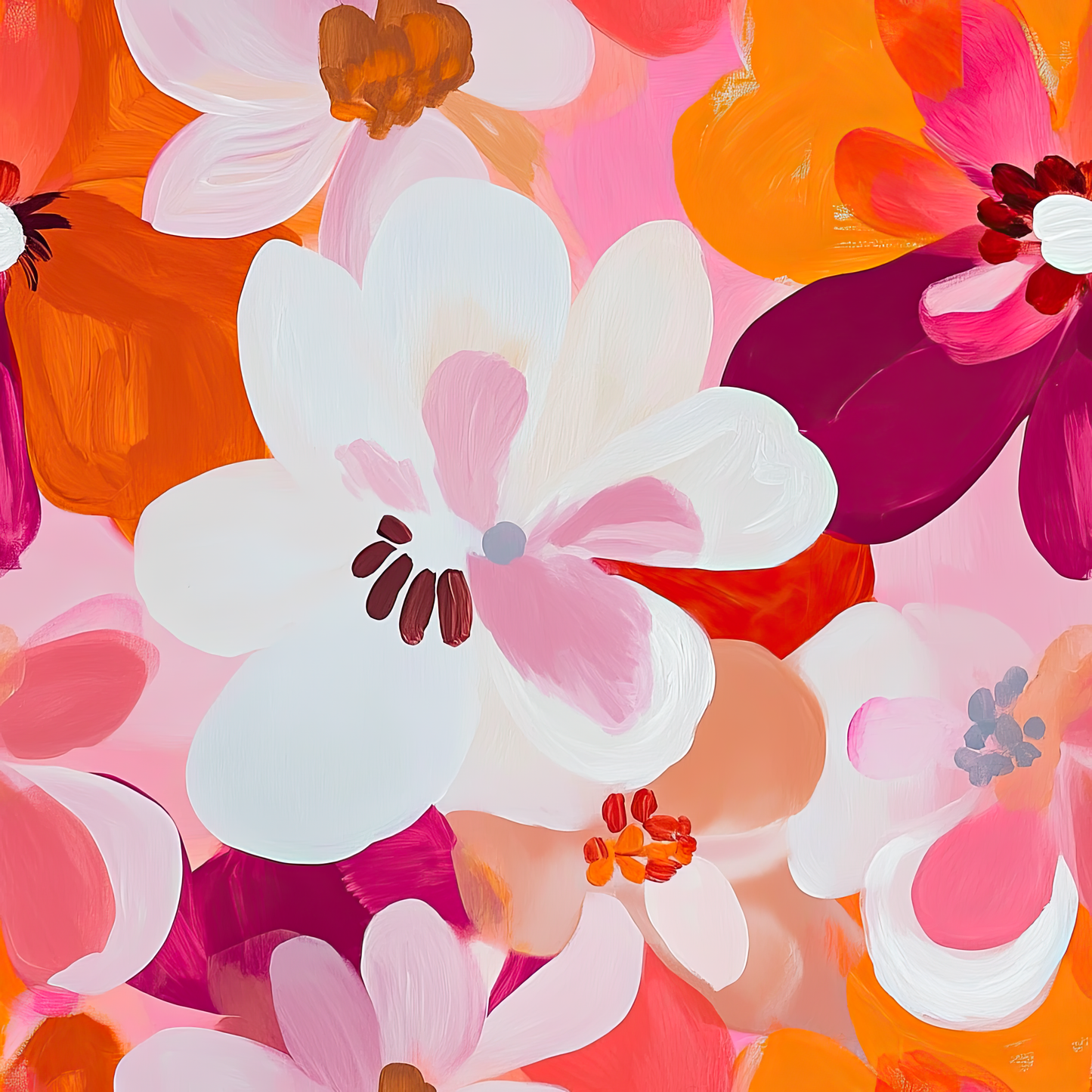 HOT PINK AND ORANGE PAINT VINYL - MULTIPLE VARIATIONS