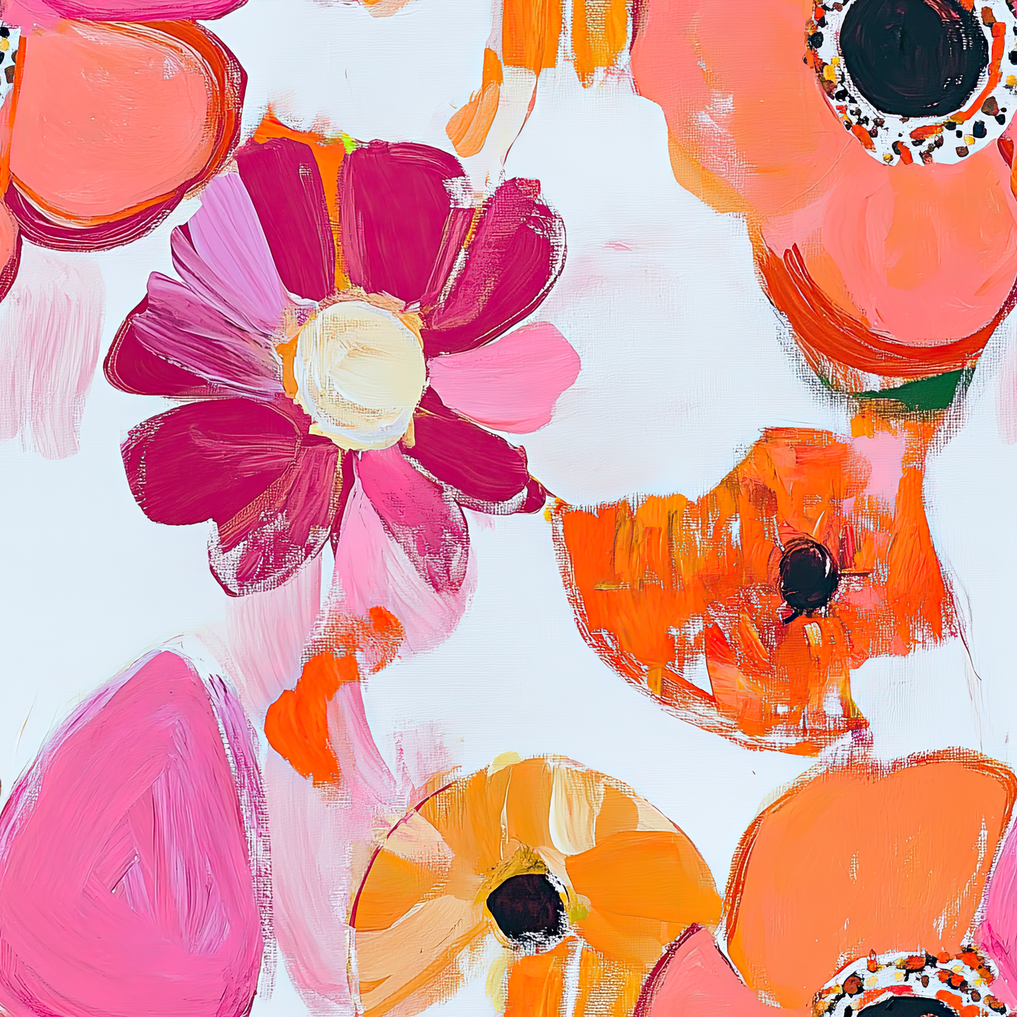 HOT PINK AND ORANGE PAINT VINYL - MULTIPLE VARIATIONS