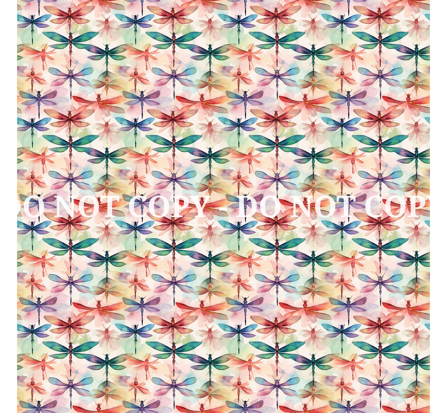 WATERCOLOR DRAGONFLY VINYL - MULTIPLE VARIATIONS