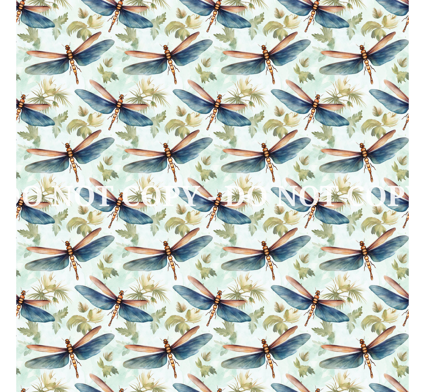 WATERCOLOR DRAGONFLY VINYL - MULTIPLE VARIATIONS