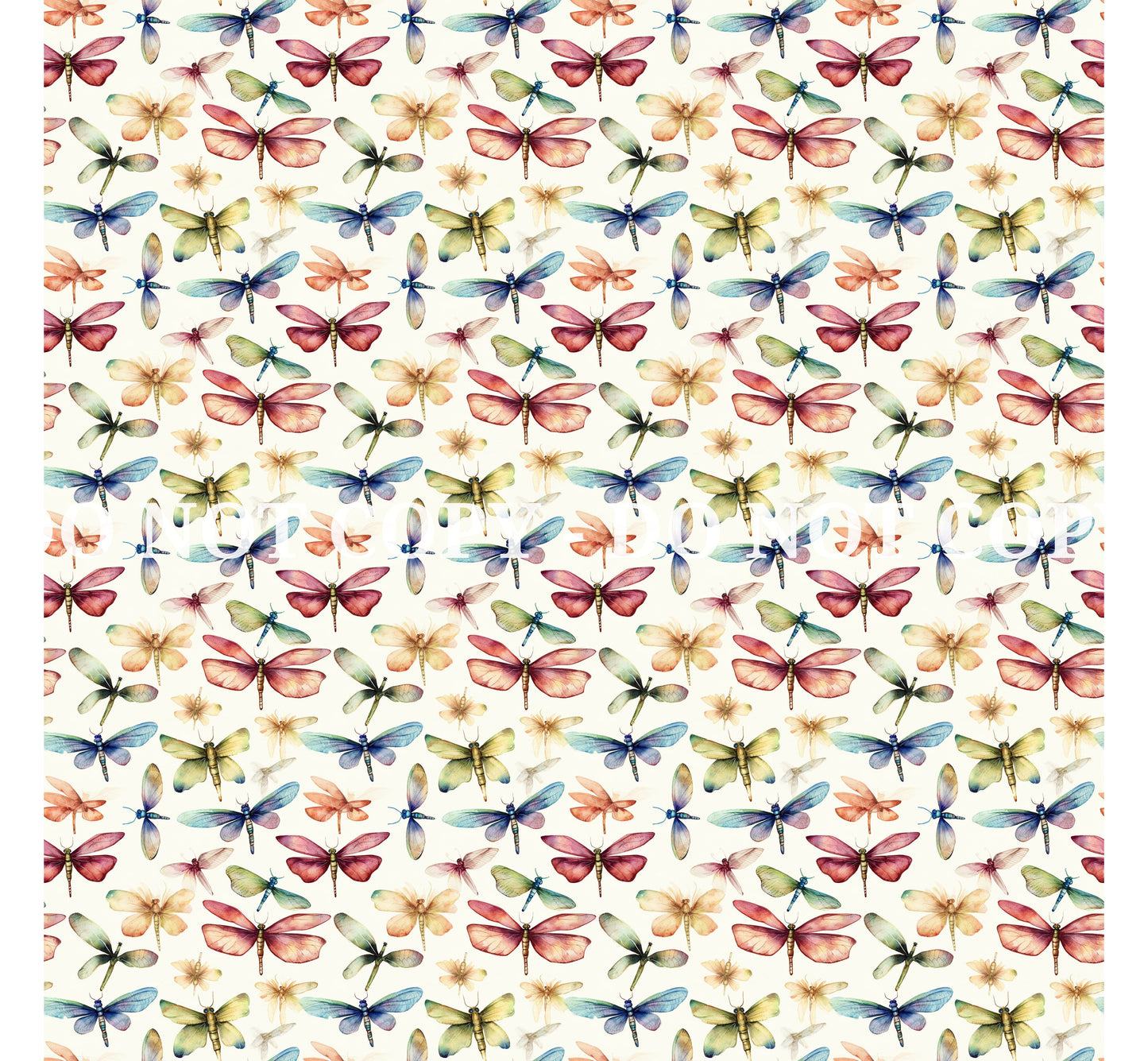 WATERCOLOR DRAGONFLY VINYL - MULTIPLE VARIATIONS