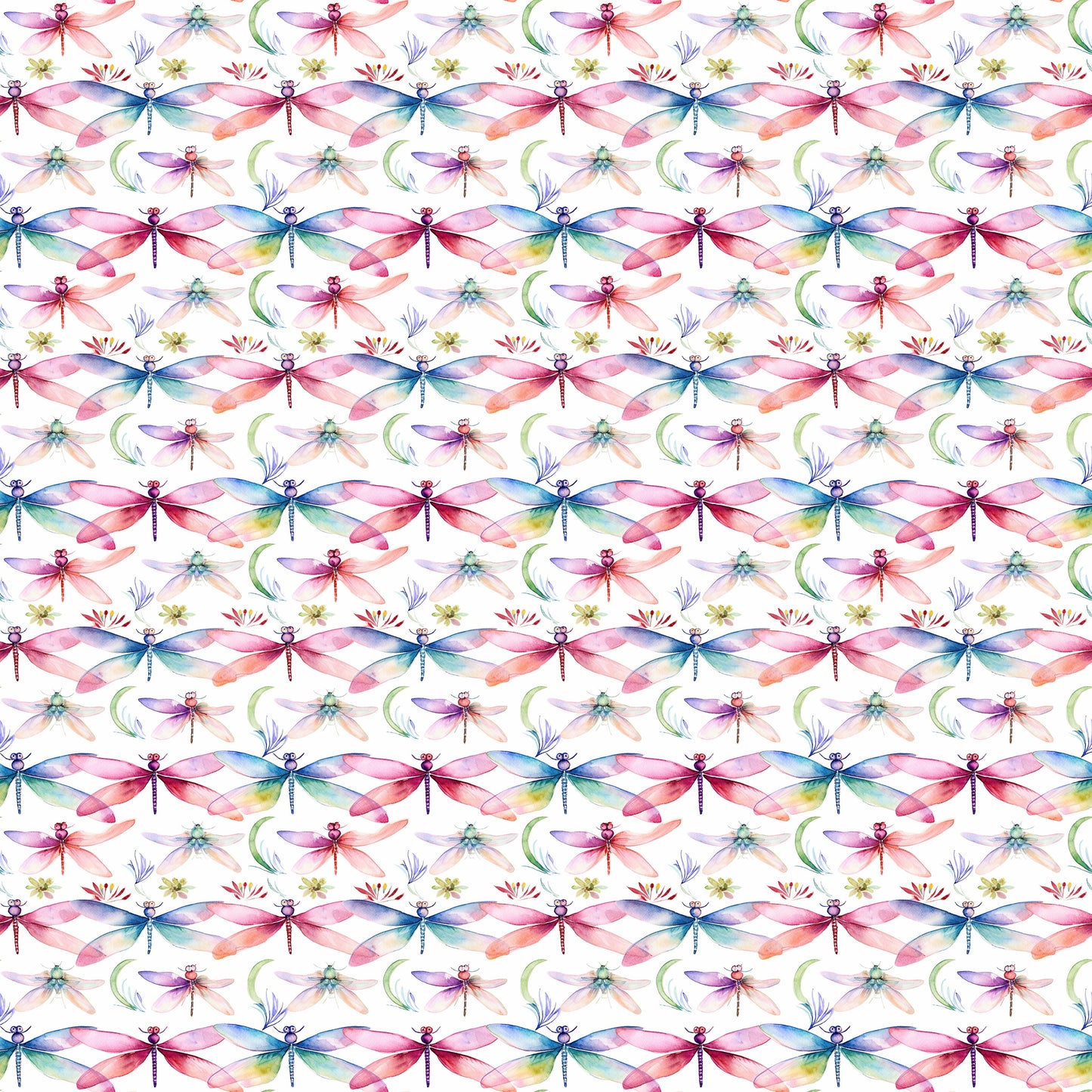 WATERCOLOR DRAGONFLY VINYL - MULTIPLE VARIATIONS