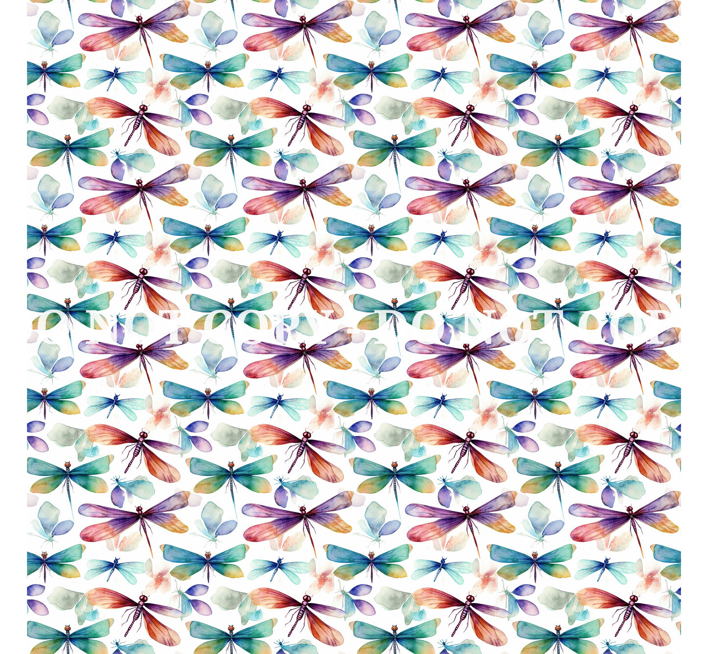 WATERCOLOR DRAGONFLY VINYL - MULTIPLE VARIATIONS