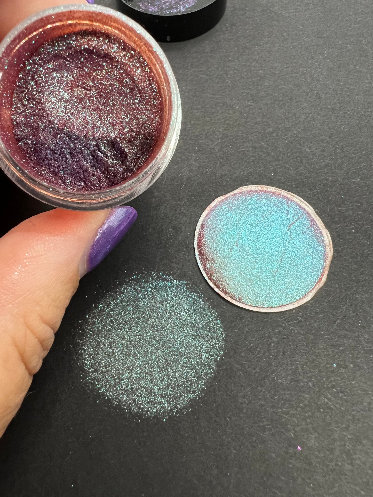 Blackcurrant - chameleon mica