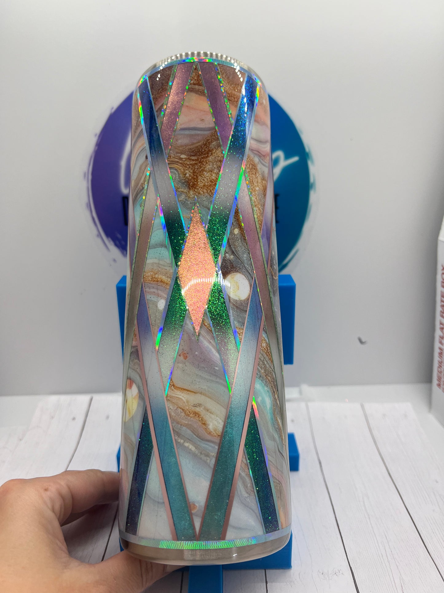 Iridescent Template Tumbler