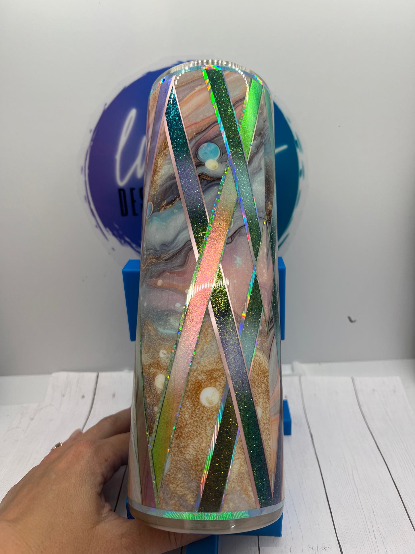 Iridescent Template Tumbler