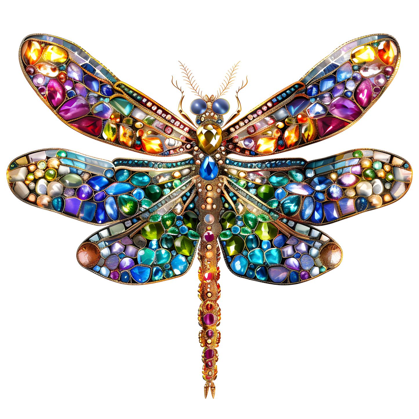 JEWELED DRAGONFLY - Decals