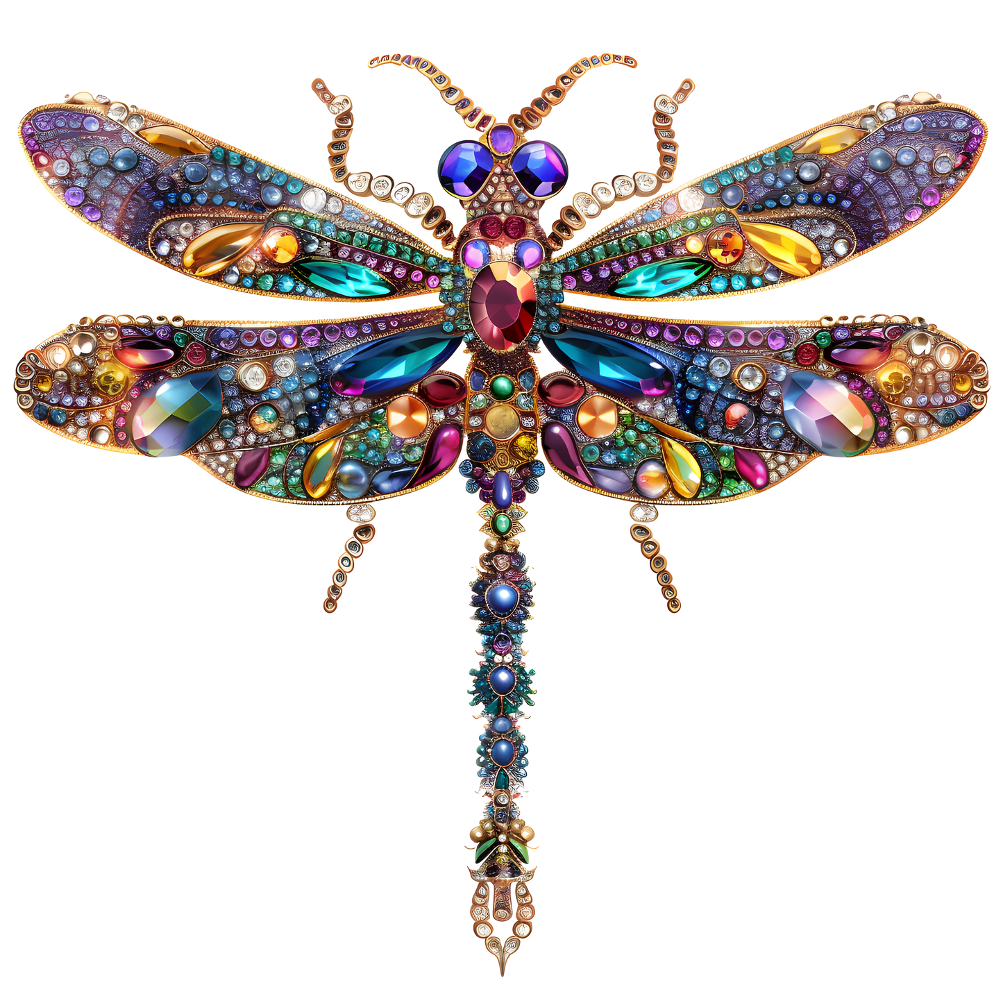 JEWELED DRAGONFLY - Decals
