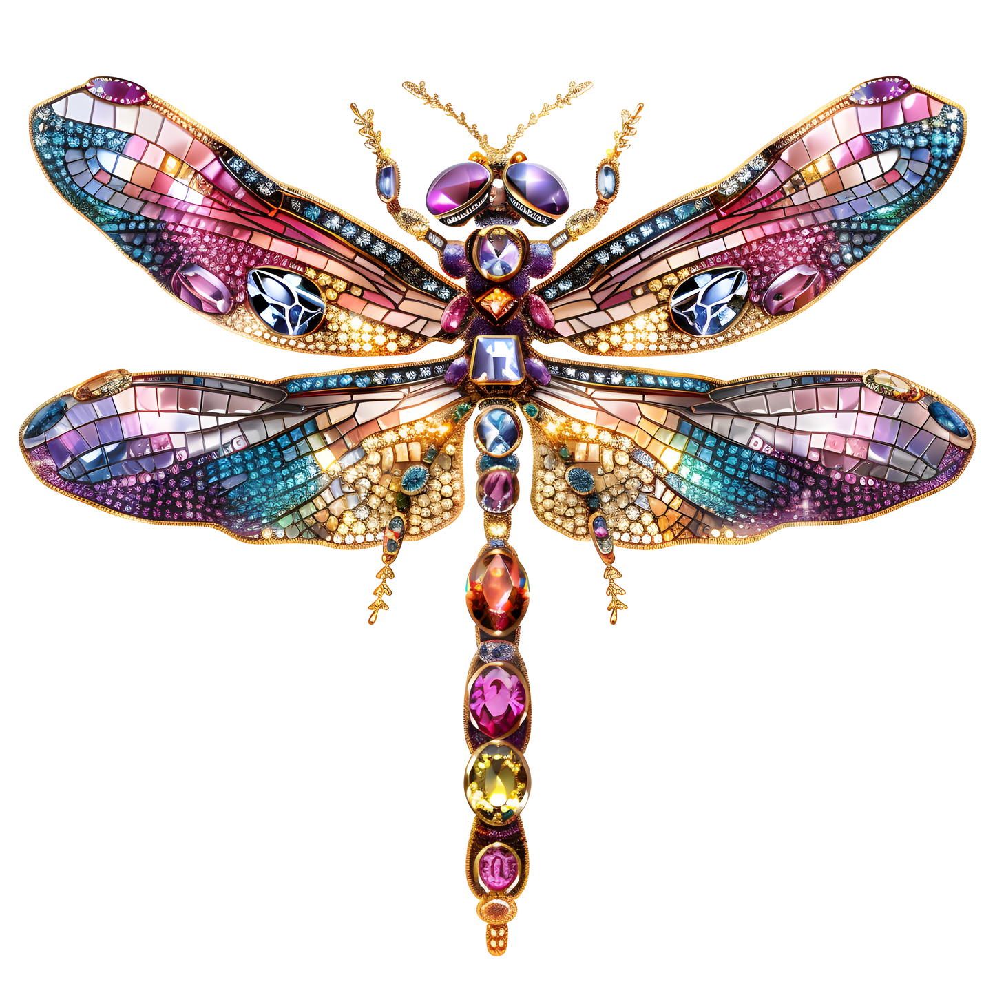 JEWELED DRAGONFLY - Decals