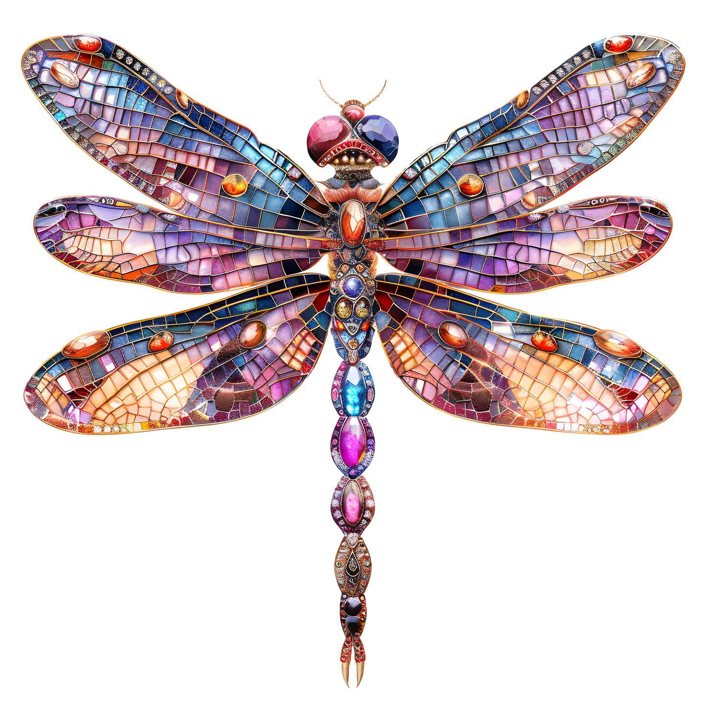 JEWELED DRAGONFLY - Decals