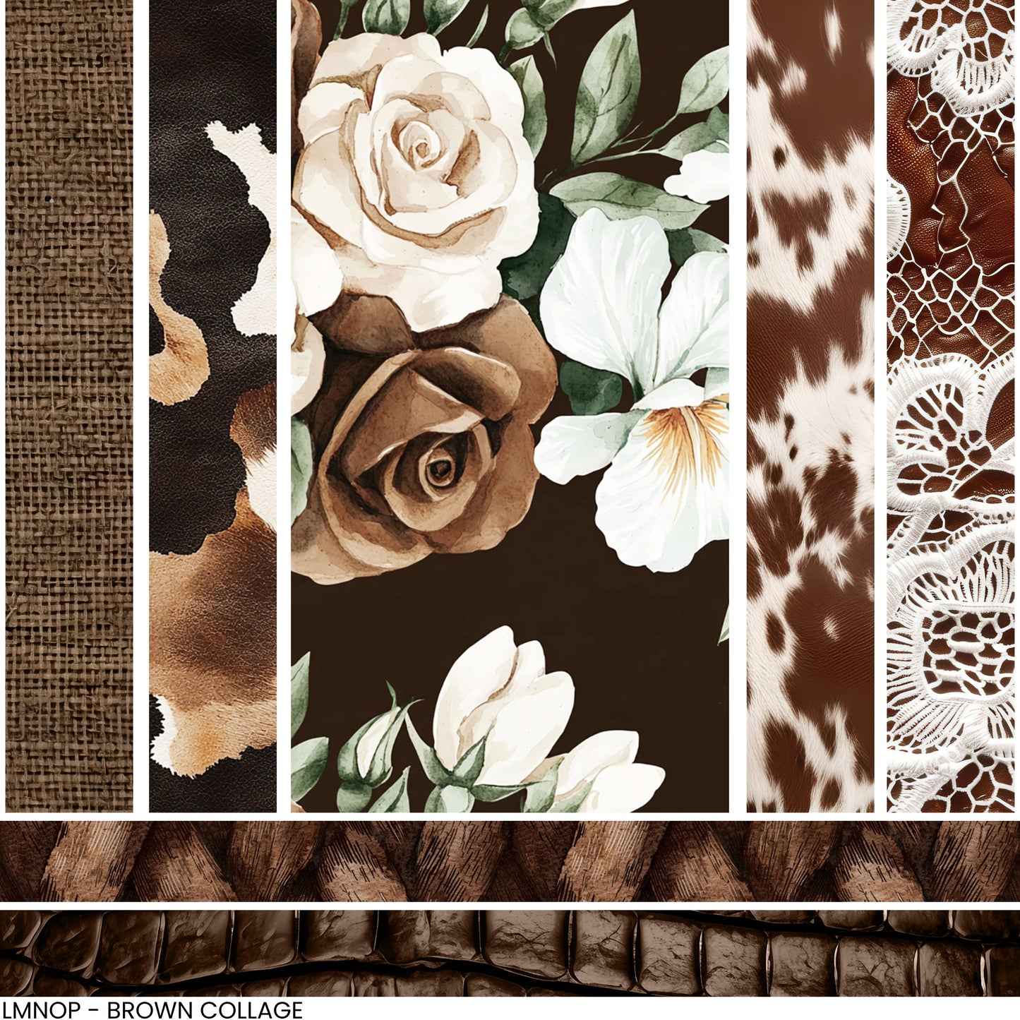 BROWN - COLLAGE VINYL