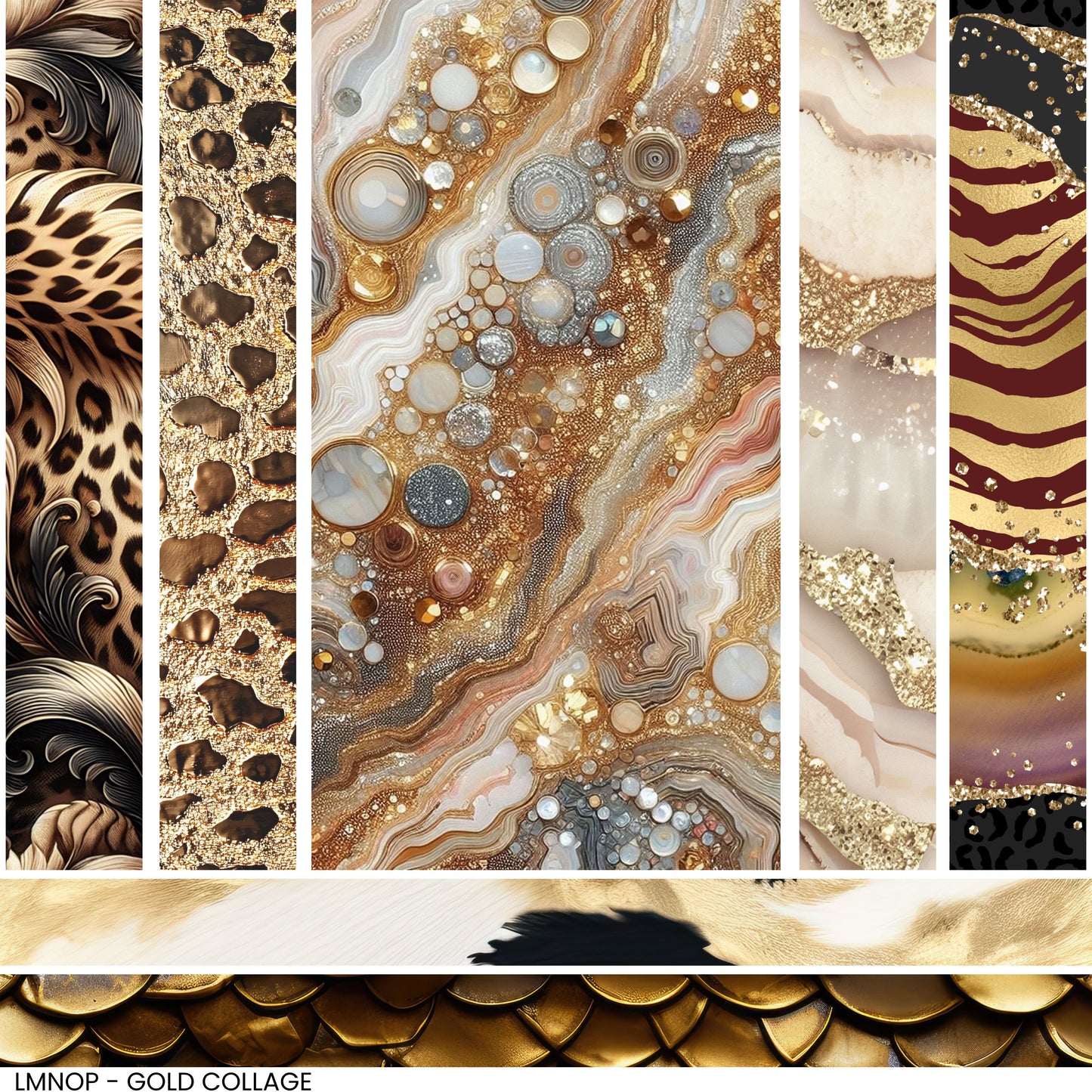 GOLD - COLLAGE VINYL