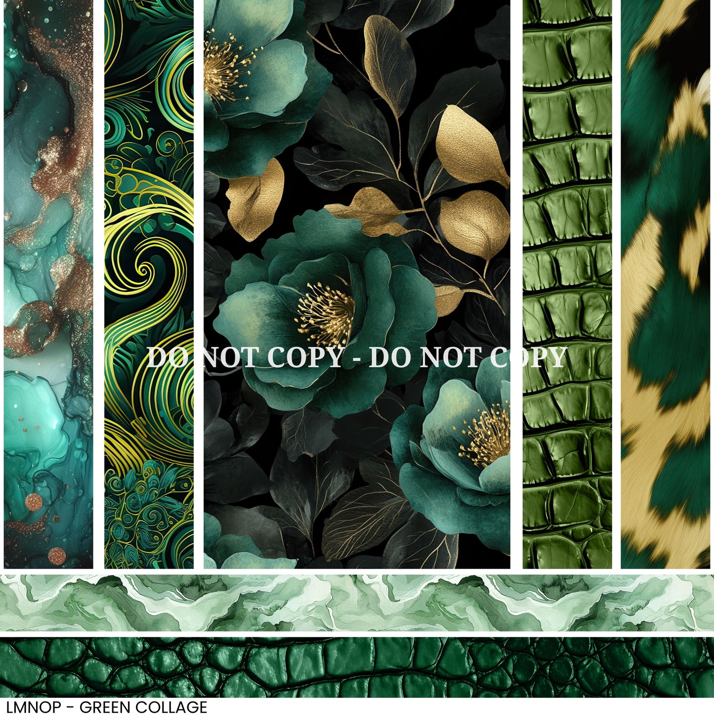 GREEN - COLLAGE VINYL