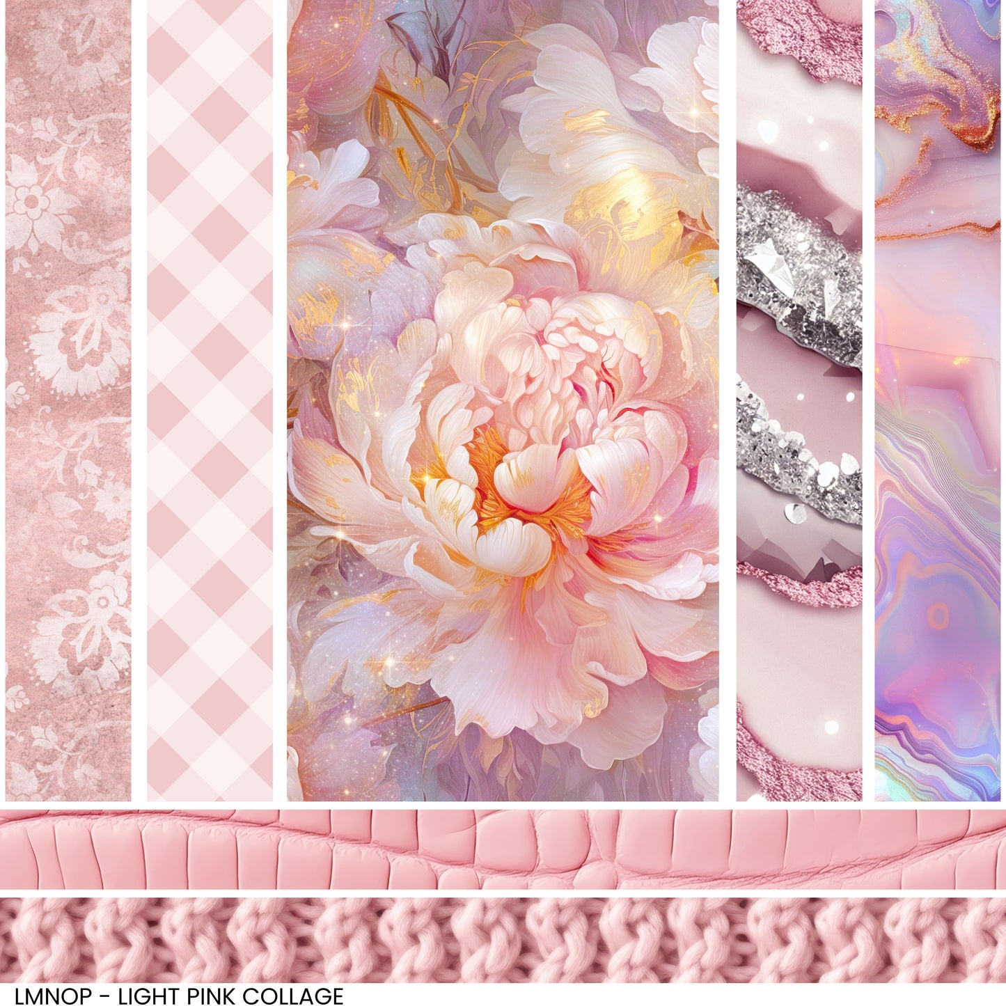 LIGHT PINK - COLLAGE VINYL