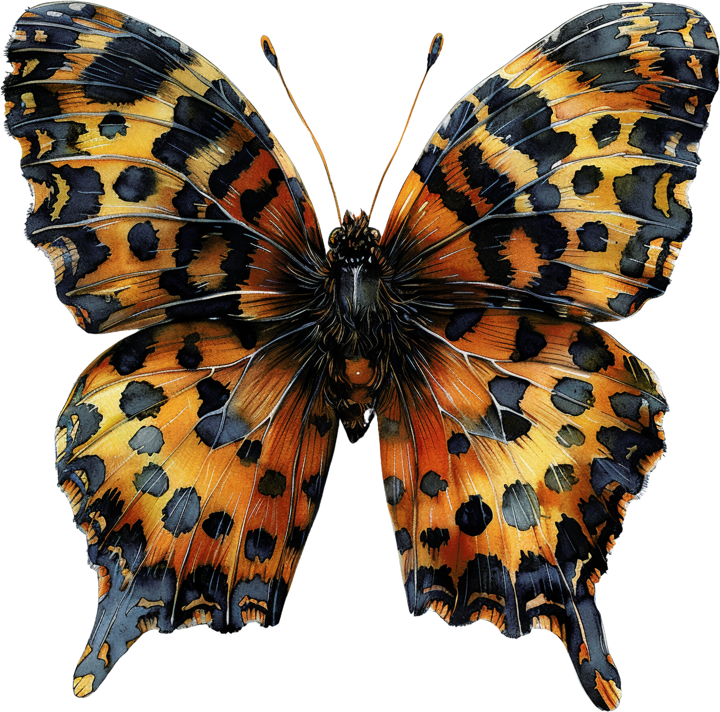 LEOPARD PRINT BUTTERFLIES - Decals