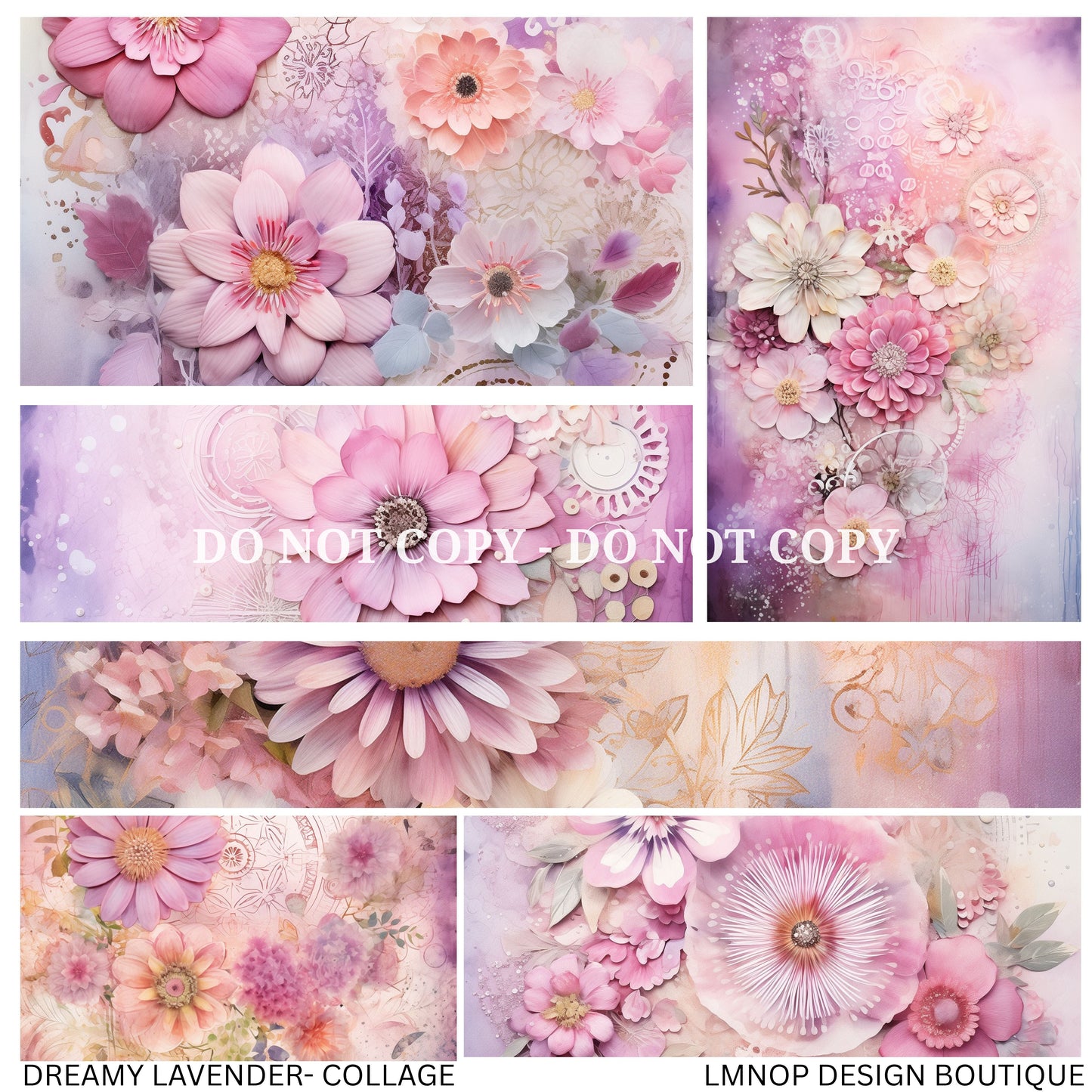 DREAMY LAVENDER - COLLAGE VINYL
