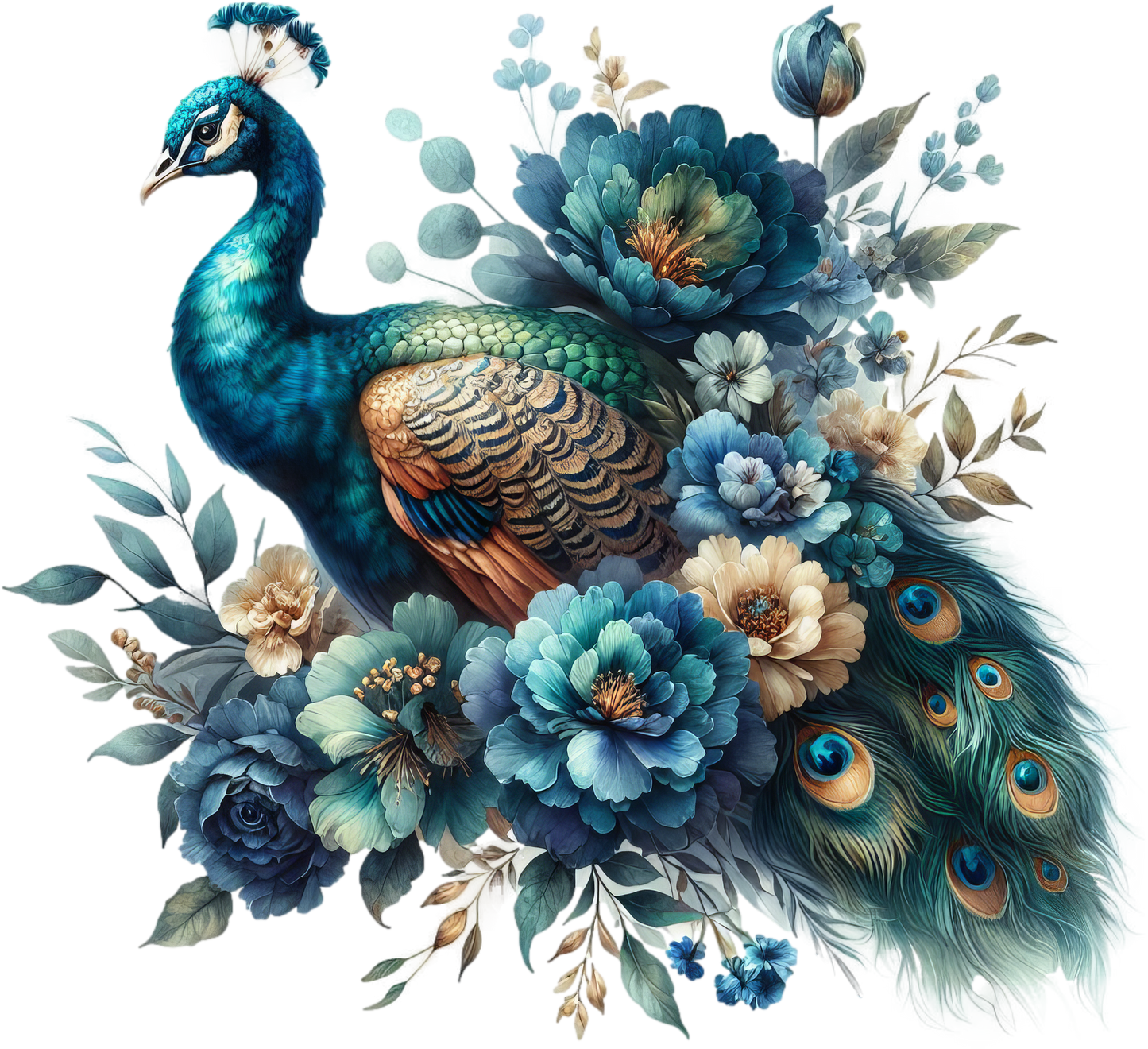 MAJESTIC PEACOCK - Decals