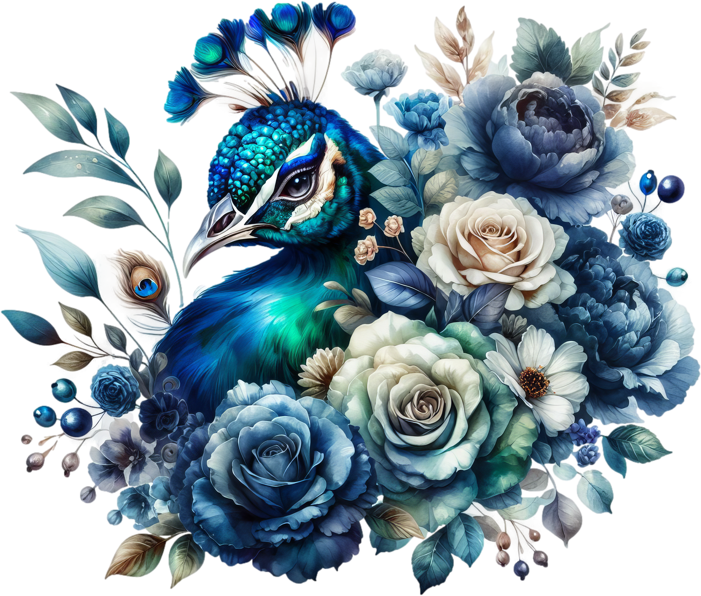 MAJESTIC PEACOCK - Decals