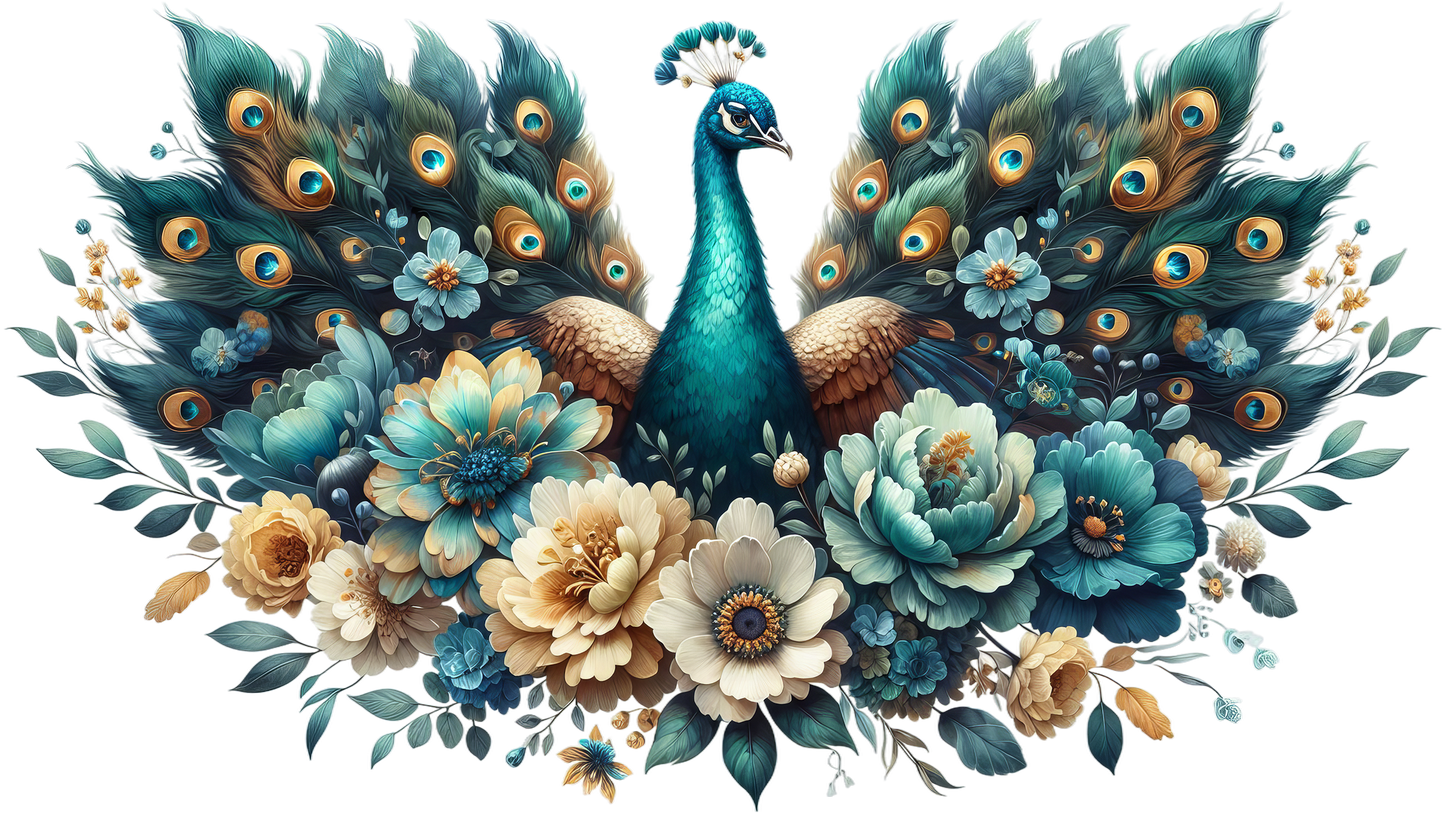 MAJESTIC PEACOCK - Decals