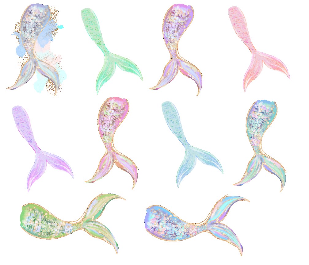MERMAID TAIL - FLAIR SHEET