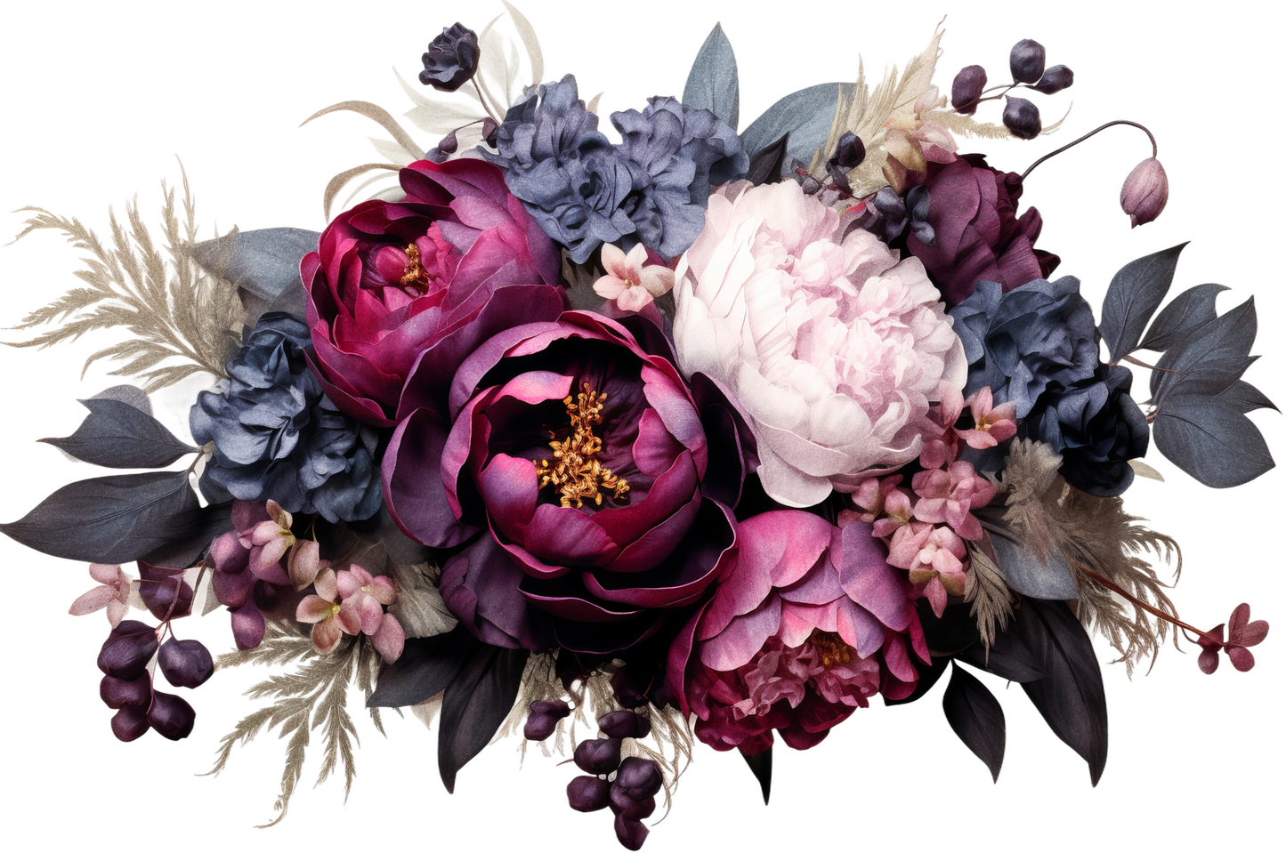 7" MOODY FLORAL - Decals