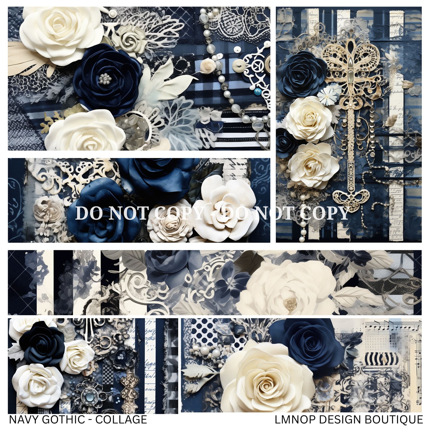 NAVY GOTHIC - COLLAGE VINYL