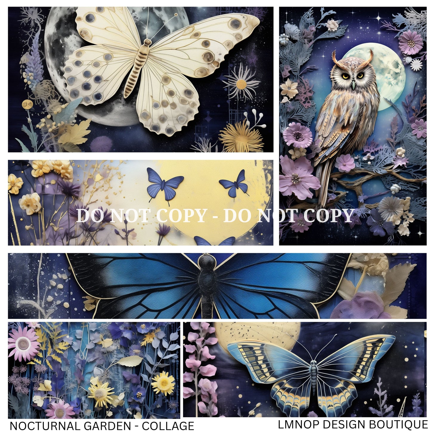 NOCTURNAL GARDEN - COLLAGE VINYL