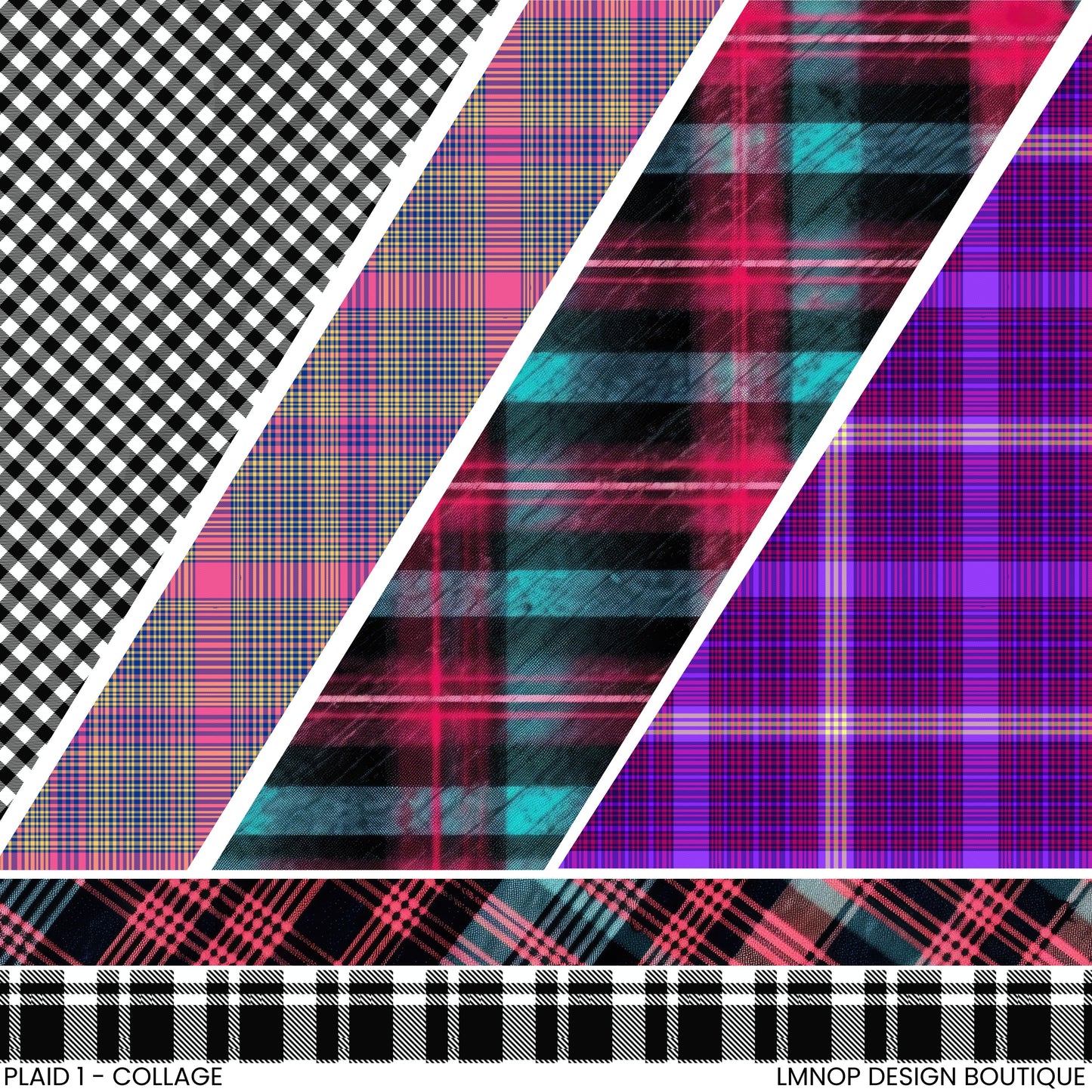 PLAID 1 - COLLAGE VINYL