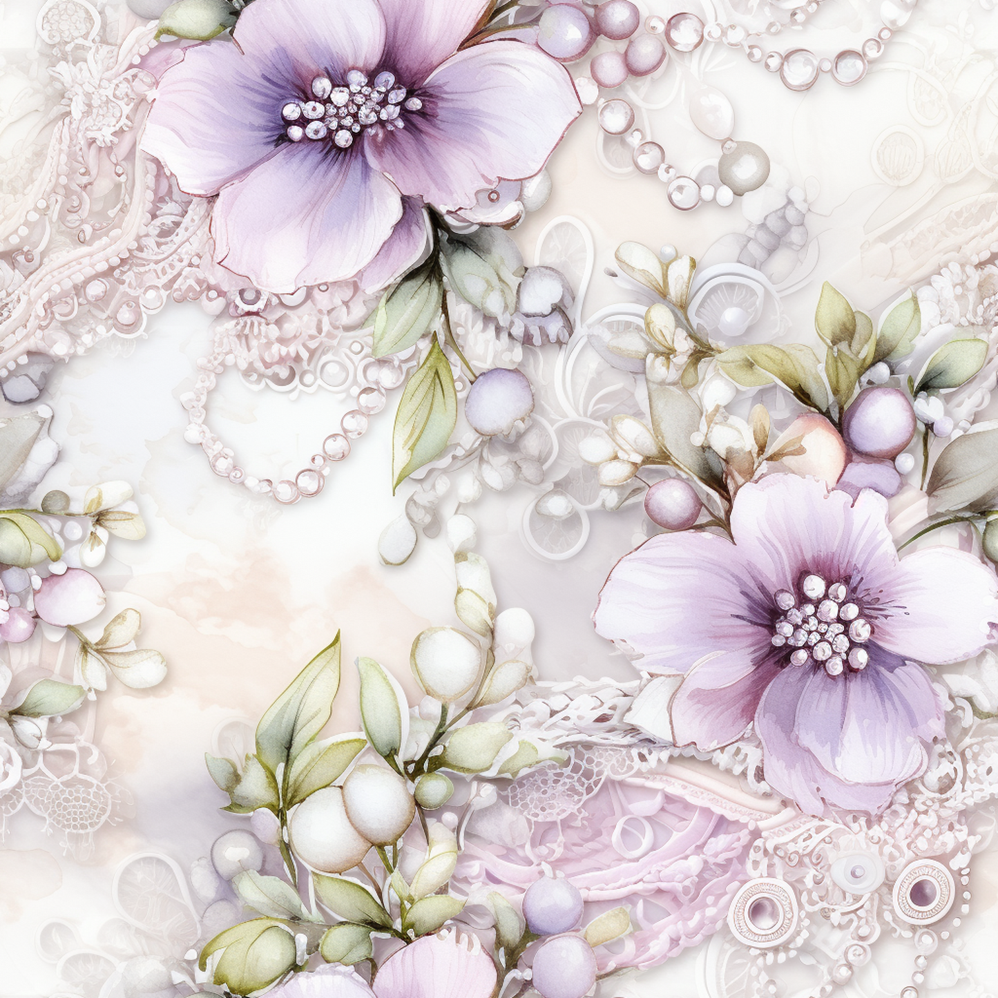 PASTEL PURPLE LACE PATTERN VINYL - MULTIPLE VARIATIONS