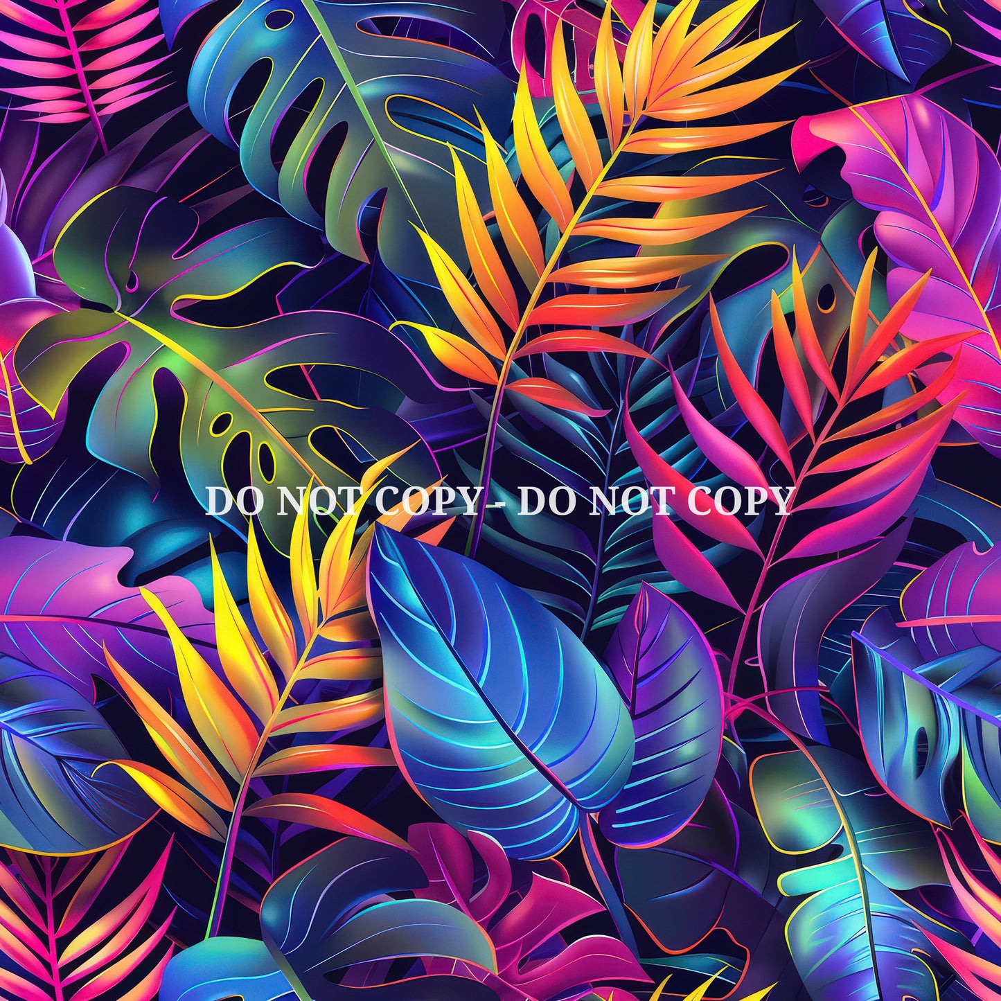 HOLOGRAPHIC NEON MONSTERA - MULTIPLE VARIATIONS