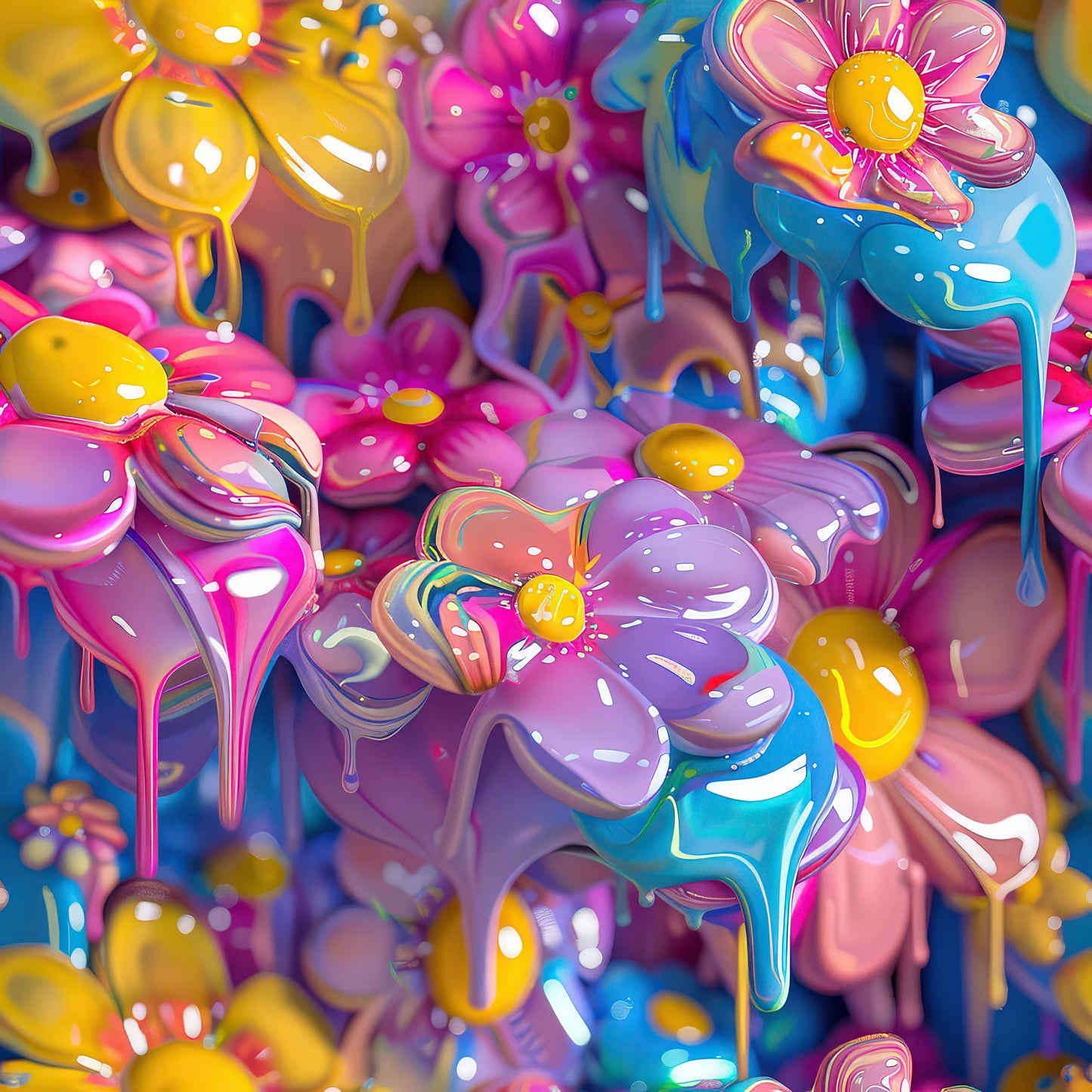 3D FLORAL DRIPS - MULTIPLE VARIATIONS