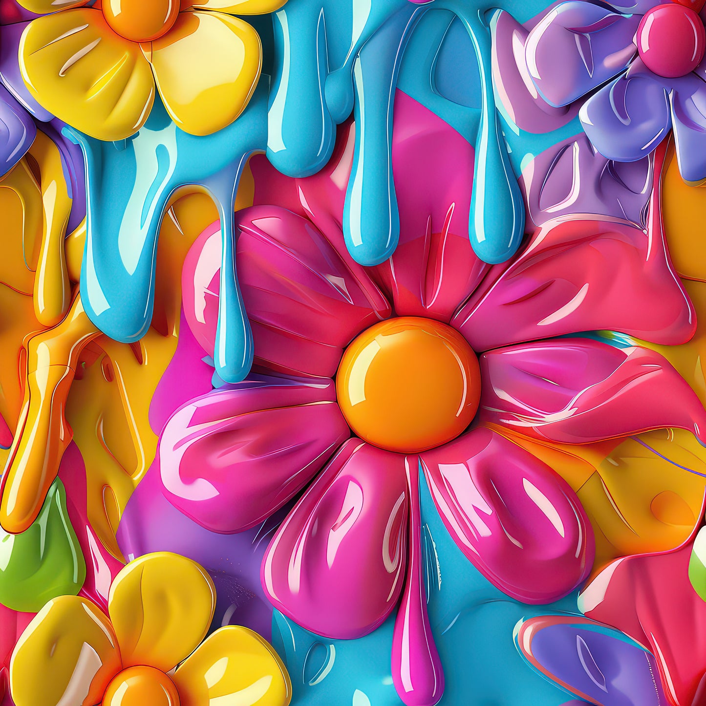 3D FLORAL DRIPS - MULTIPLE VARIATIONS