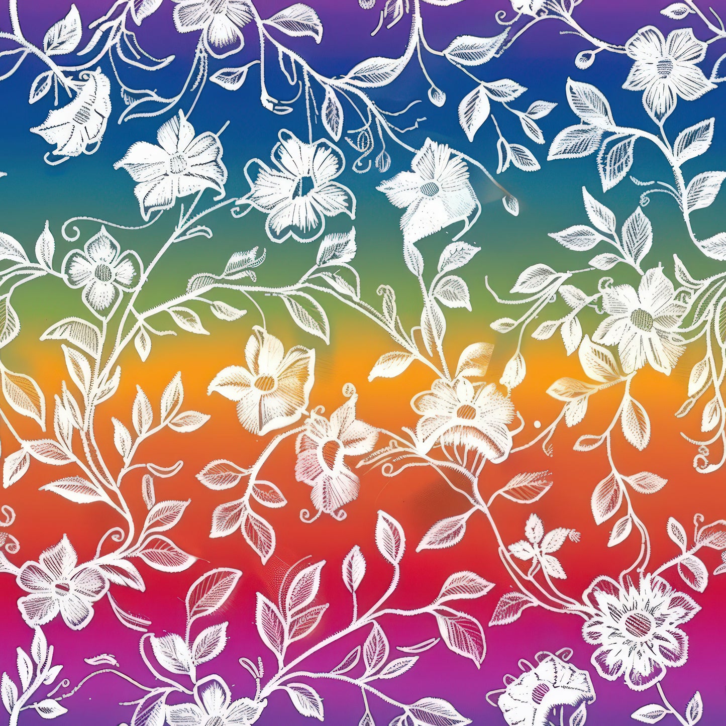 RAINBOW FLORAL LACE - MULTIPLE VARIATIONS