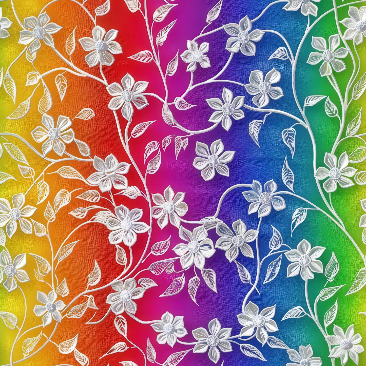 RAINBOW FLORAL LACE - MULTIPLE VARIATIONS