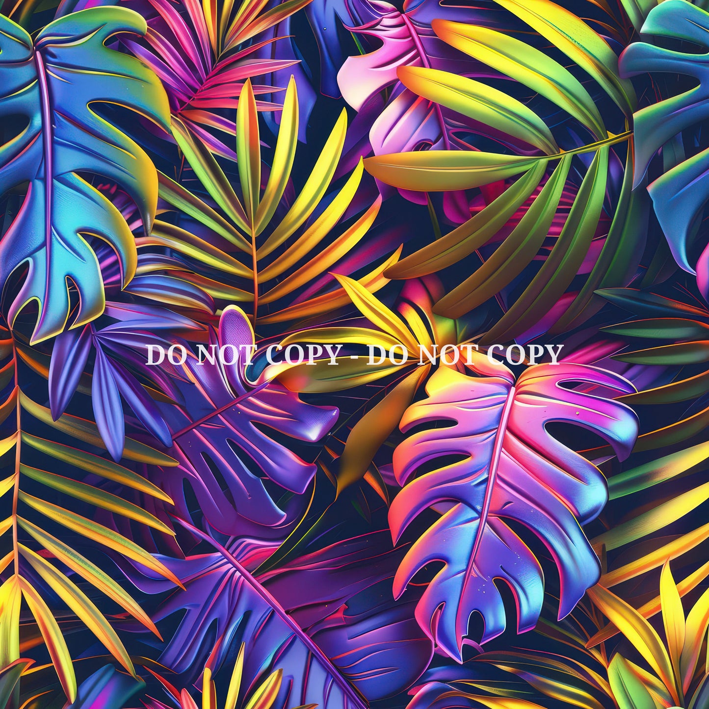 HOLOGRAPHIC NEON MONSTERA - MULTIPLE VARIATIONS
