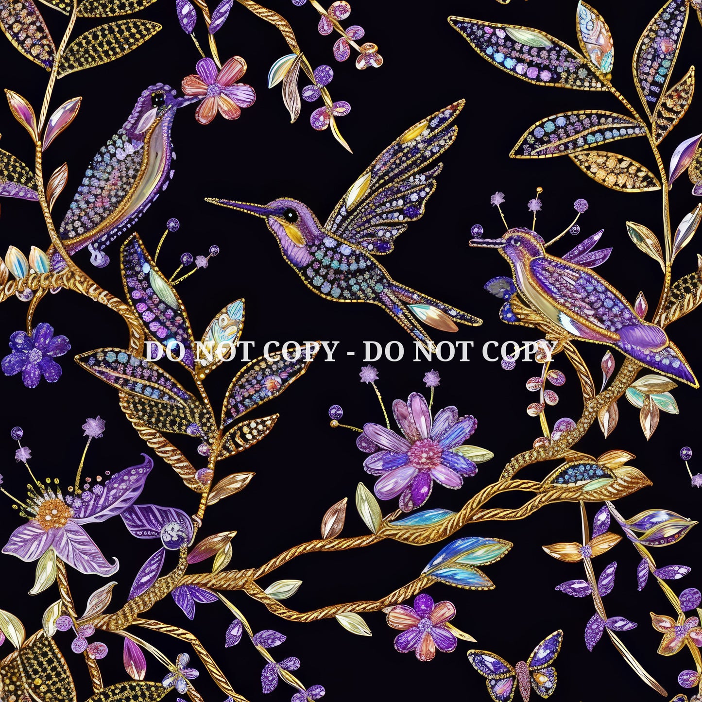 HOLOGRAPHIC CRYSTAL EMBROIDERY - MULTIPLE VARIATIONS
