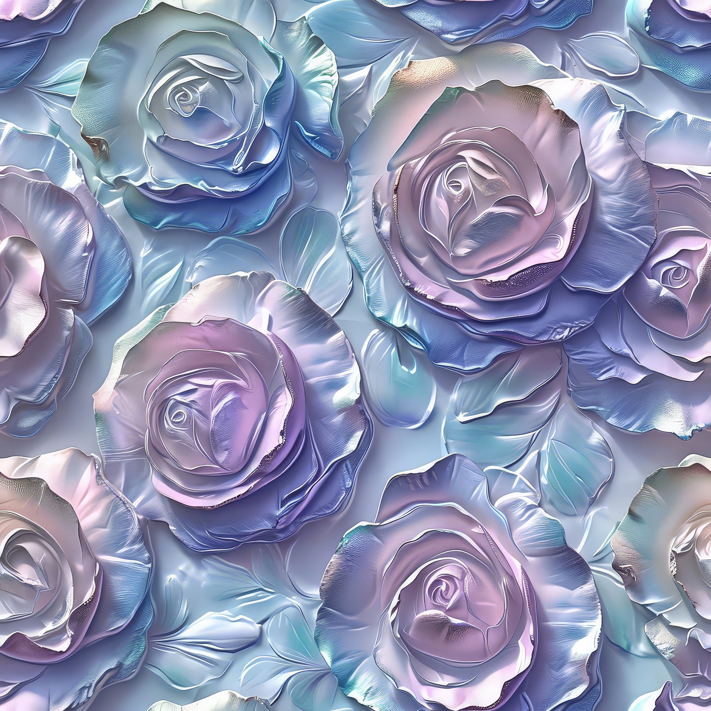 EMBOSSED METALLIC ROSES - MULTIPLE VARIATIONS