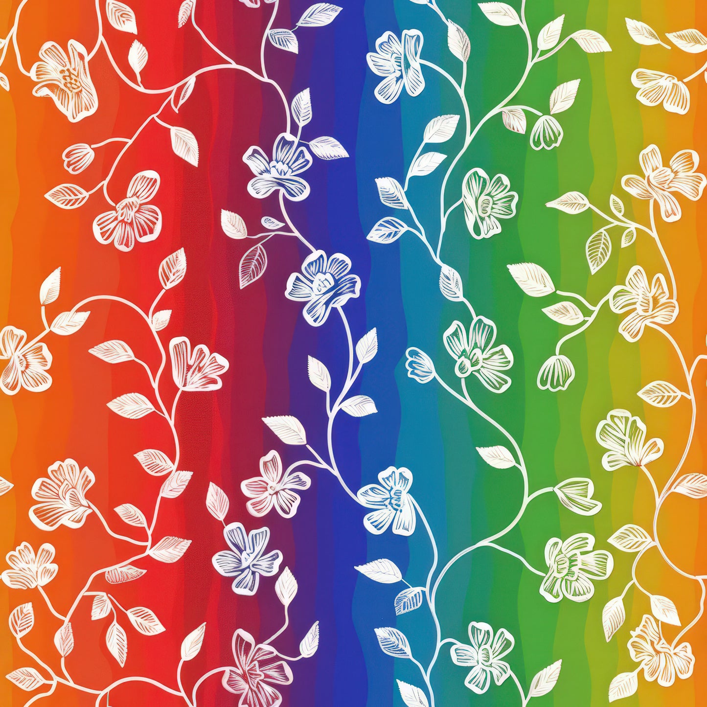 RAINBOW FLORAL LACE - MULTIPLE VARIATIONS