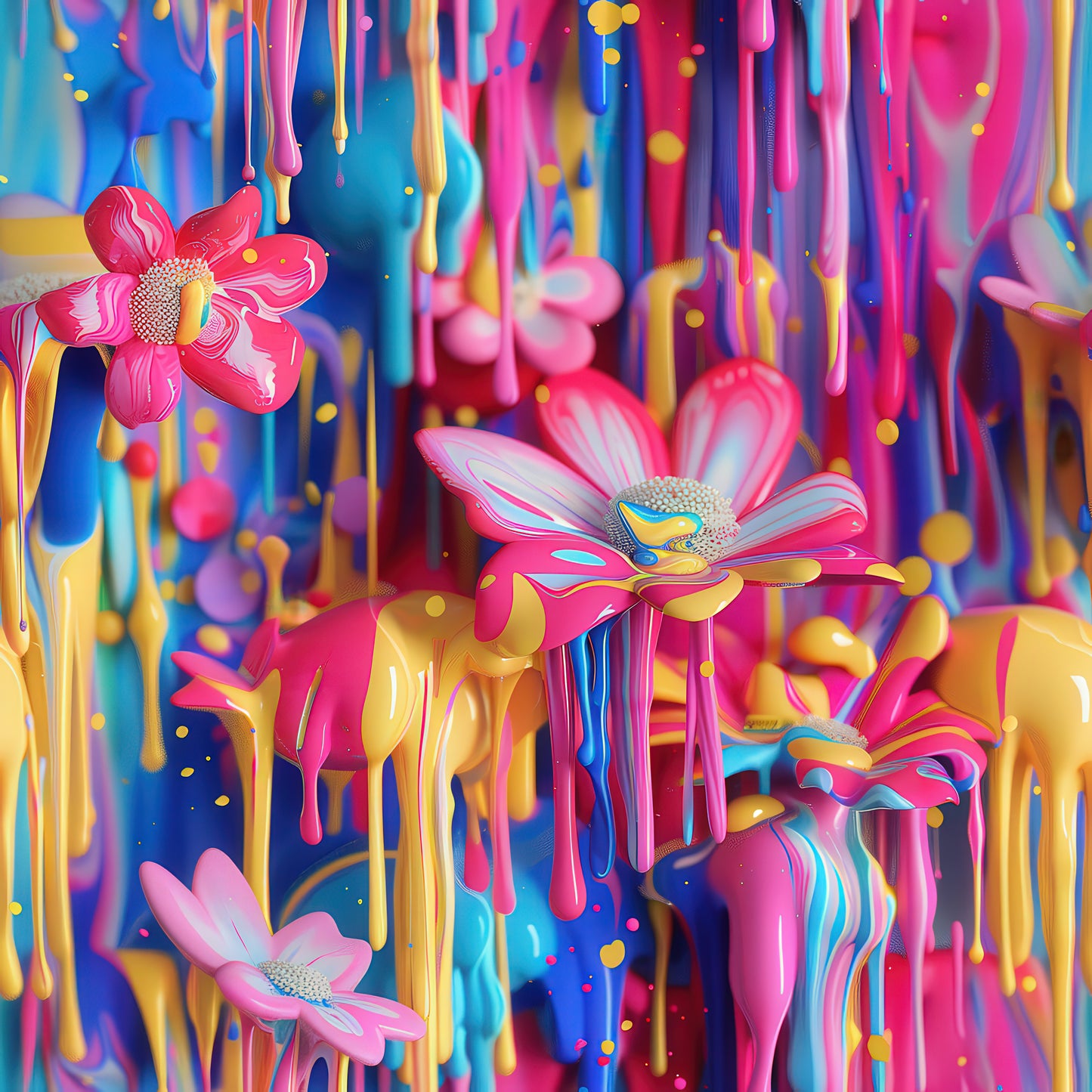 3D FLORAL DRIPS - MULTIPLE VARIATIONS