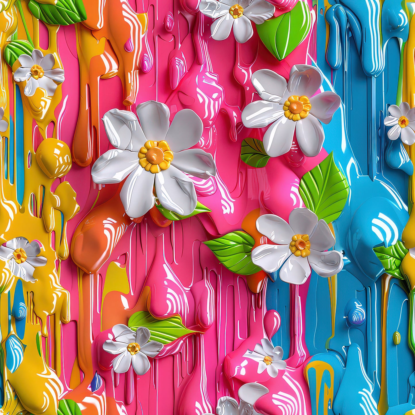3D FLORAL DRIPS - MULTIPLE VARIATIONS