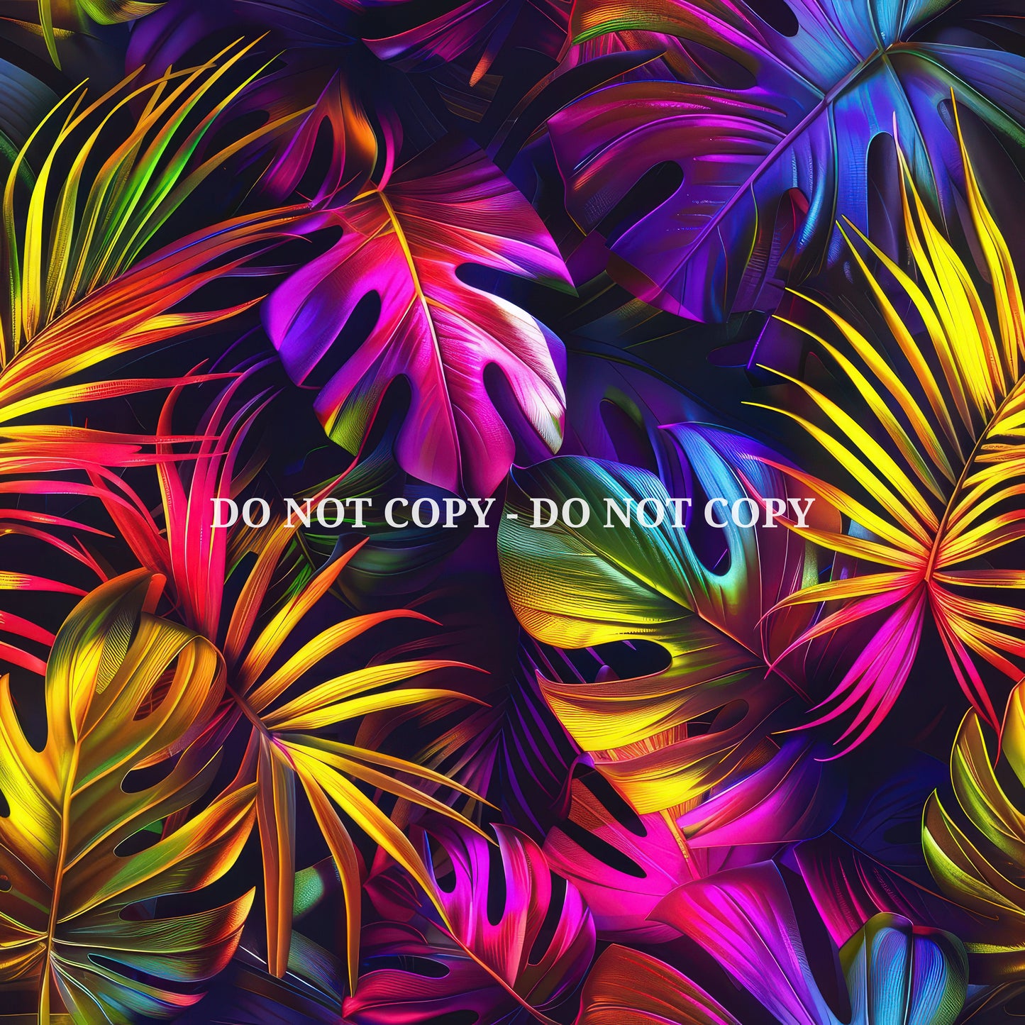 HOLOGRAPHIC NEON MONSTERA - MULTIPLE VARIATIONS
