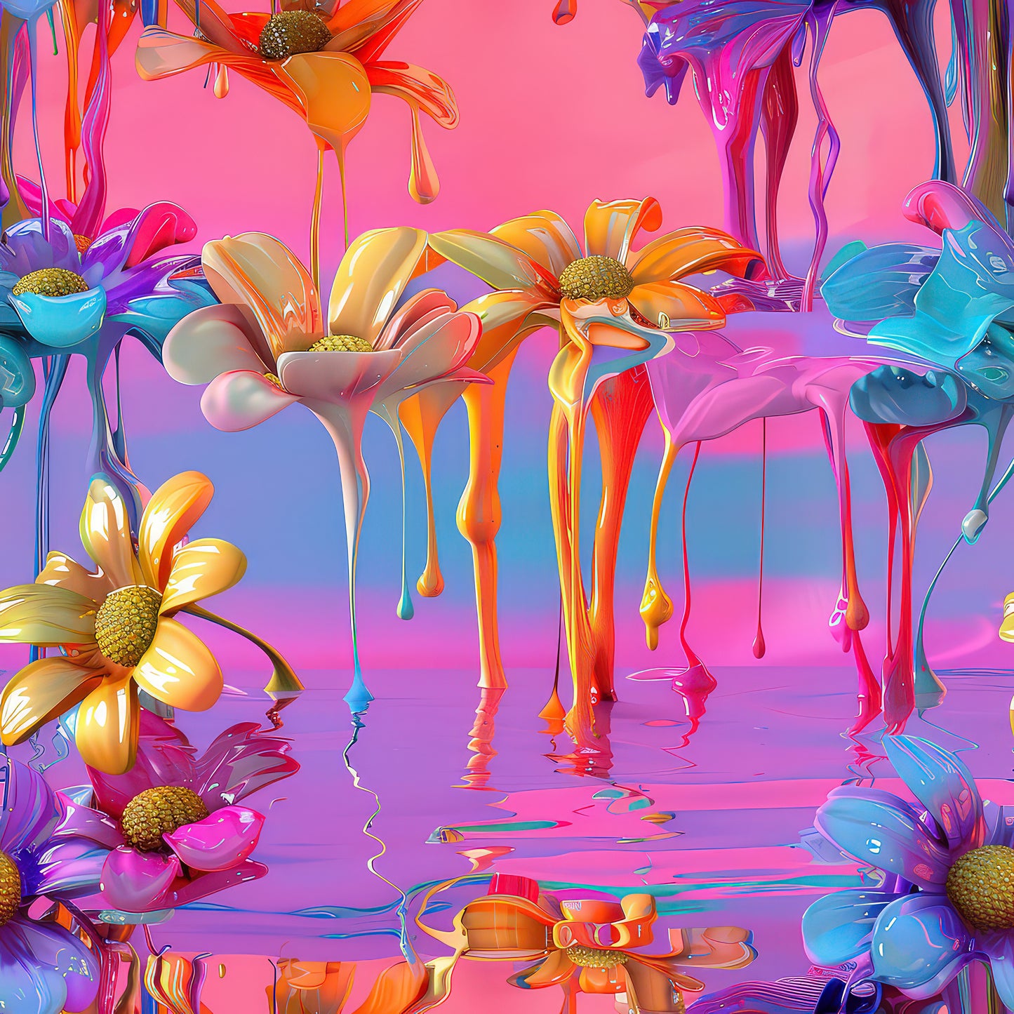 3D FLORAL DRIPS - MULTIPLE VARIATIONS