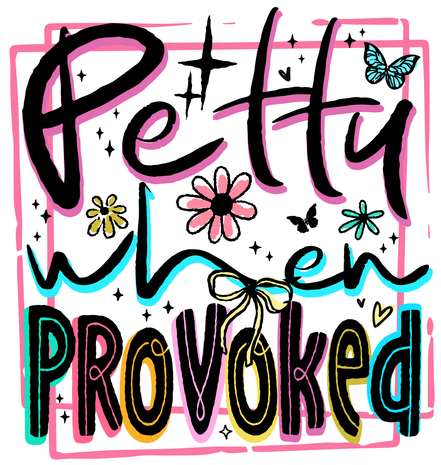PETTY WHEN PROVOKED - DECAL