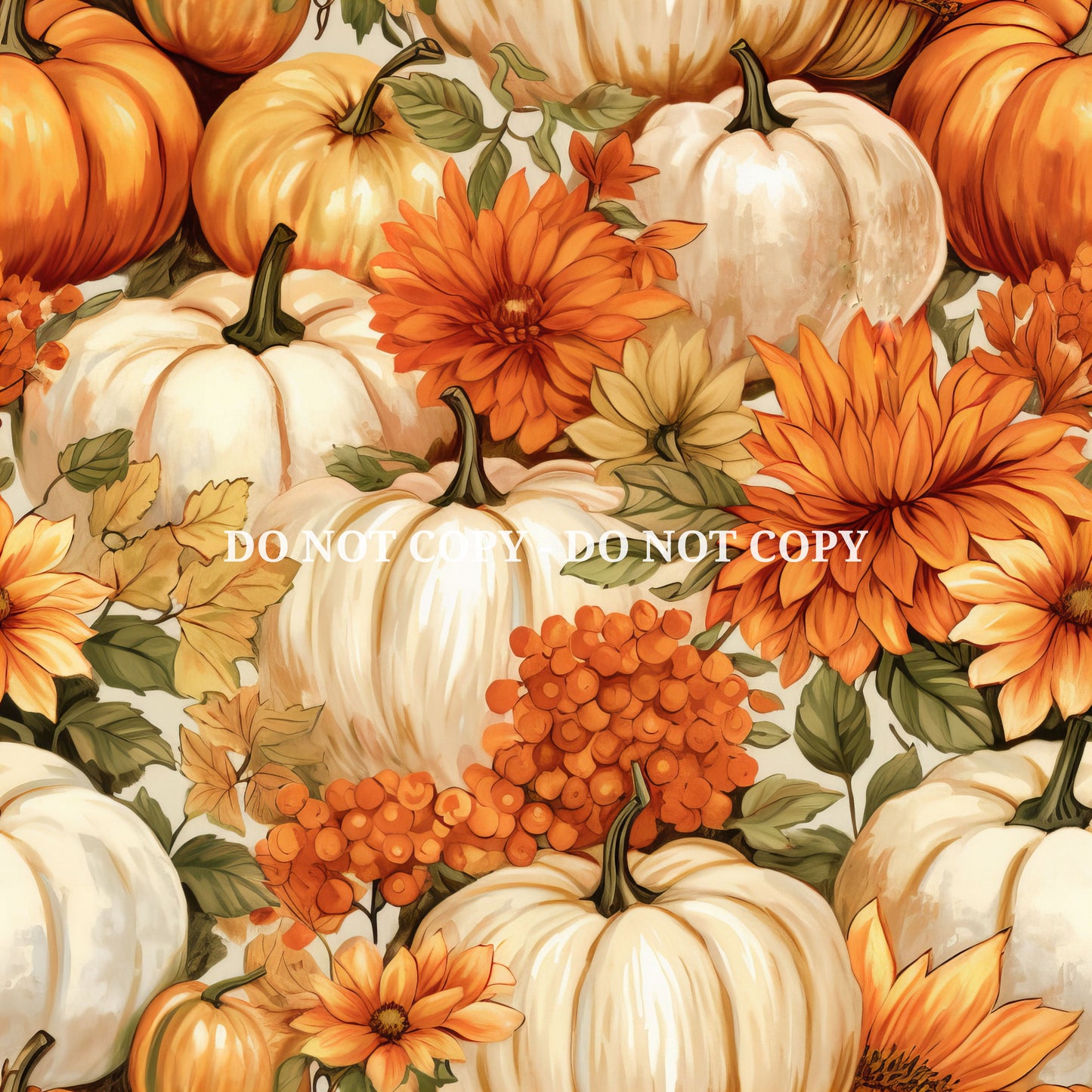 PUMPKIN FLORAL - MULTIPLE VARIATIONS
