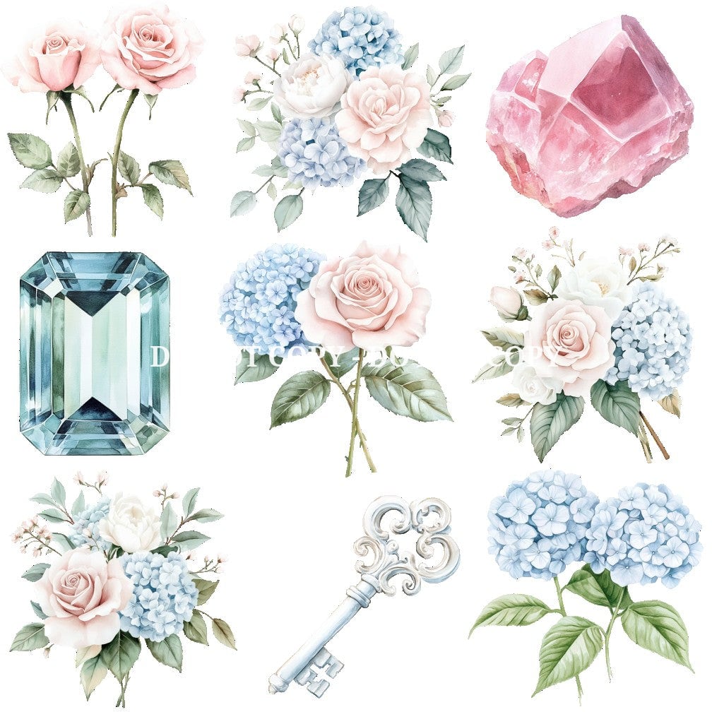 SHE IS LIBRA FLORAL - FLAIR SHEET