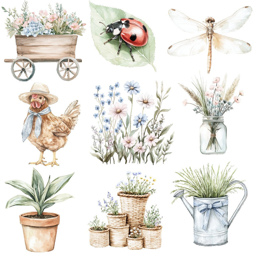 SPRING GARDEN - FLAIR SHEET