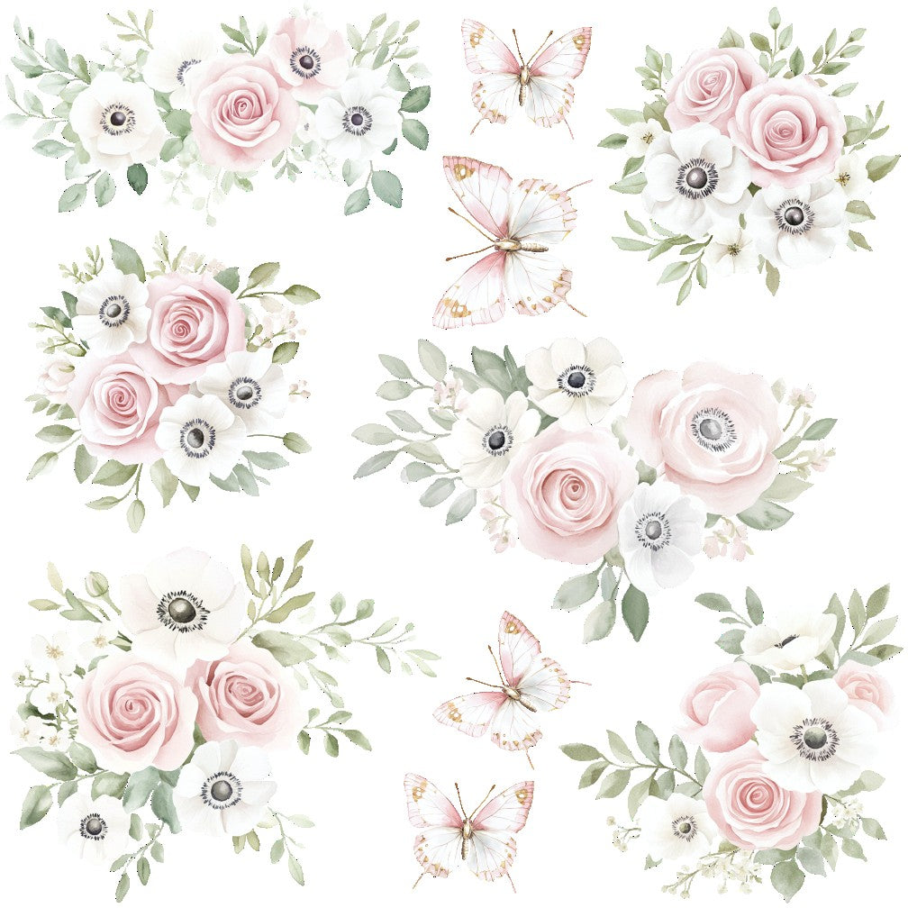 SPRING HOME FLORAL - FLAIR SHEET