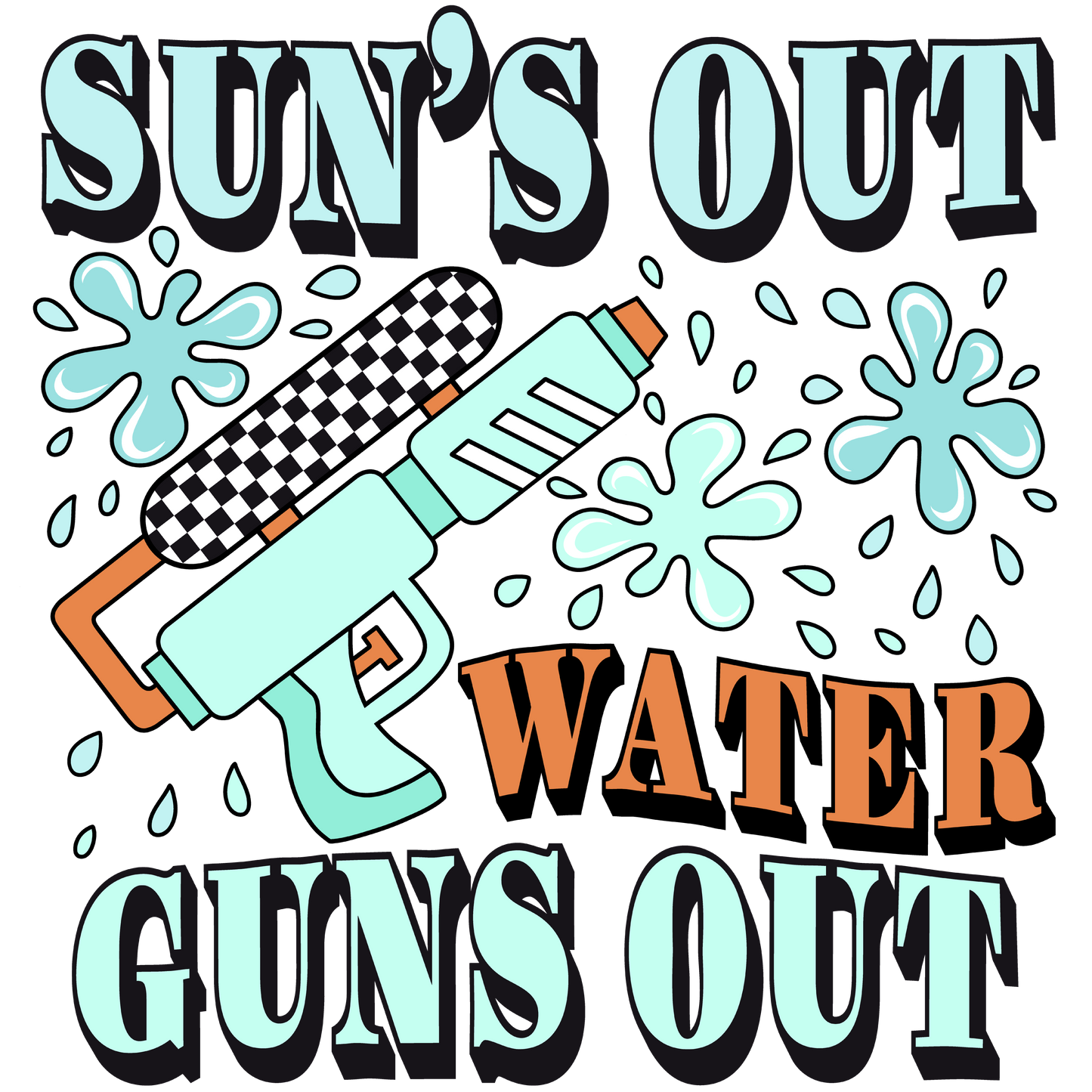 SUNS OUT - DECAL