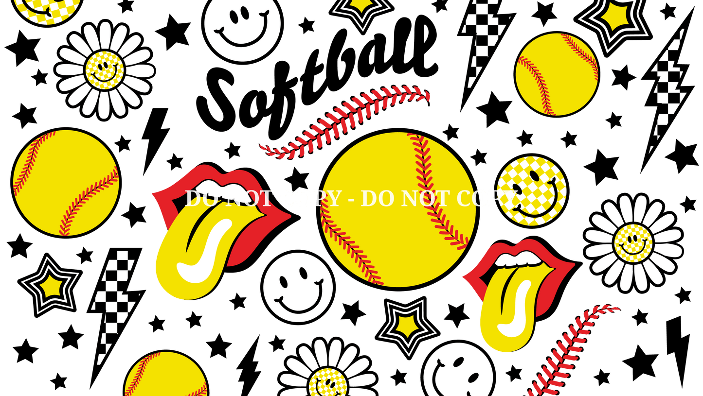 SOFTBALL TRENDY - CAN WRAP